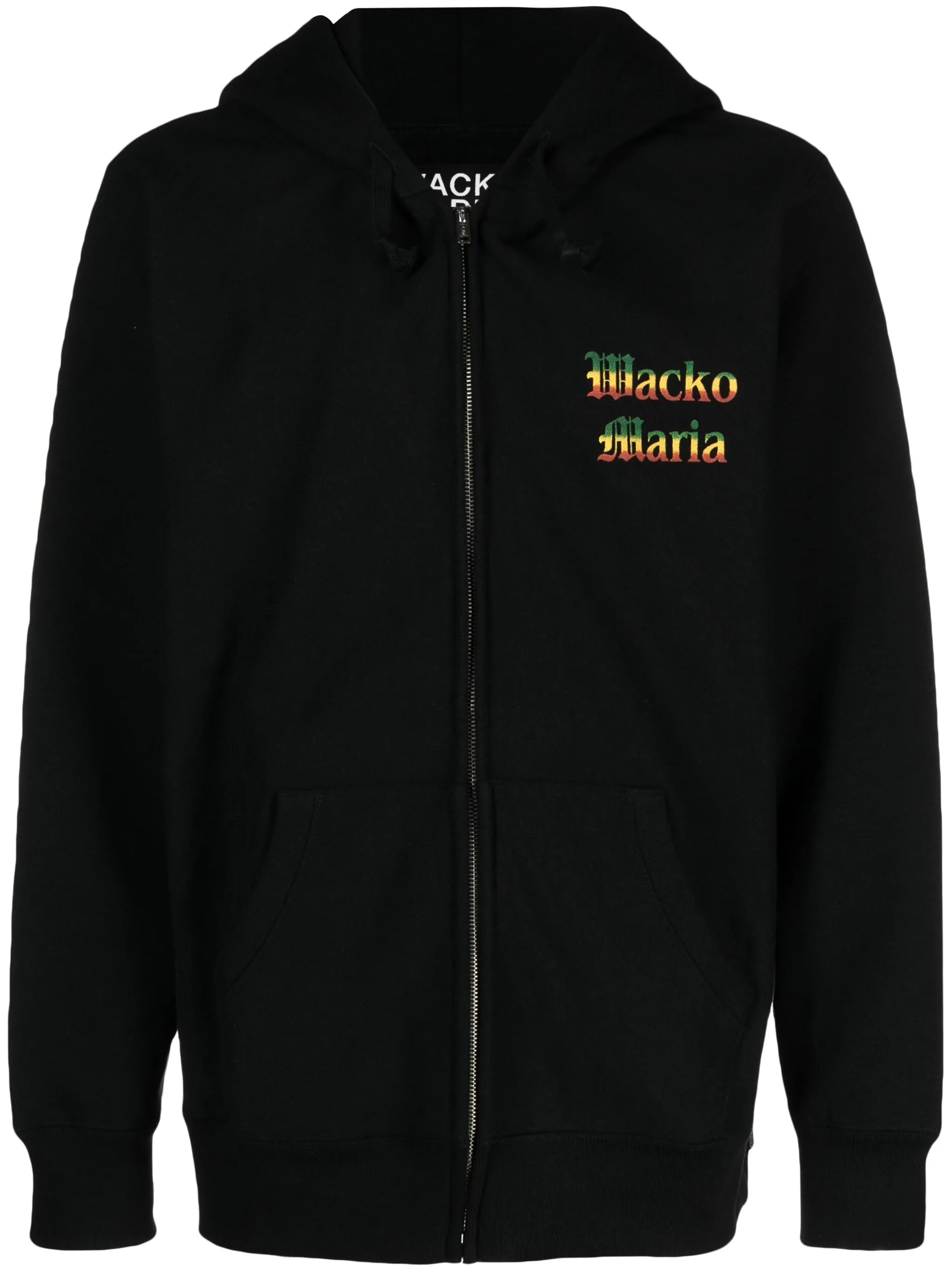 graphic-print hooded jacket