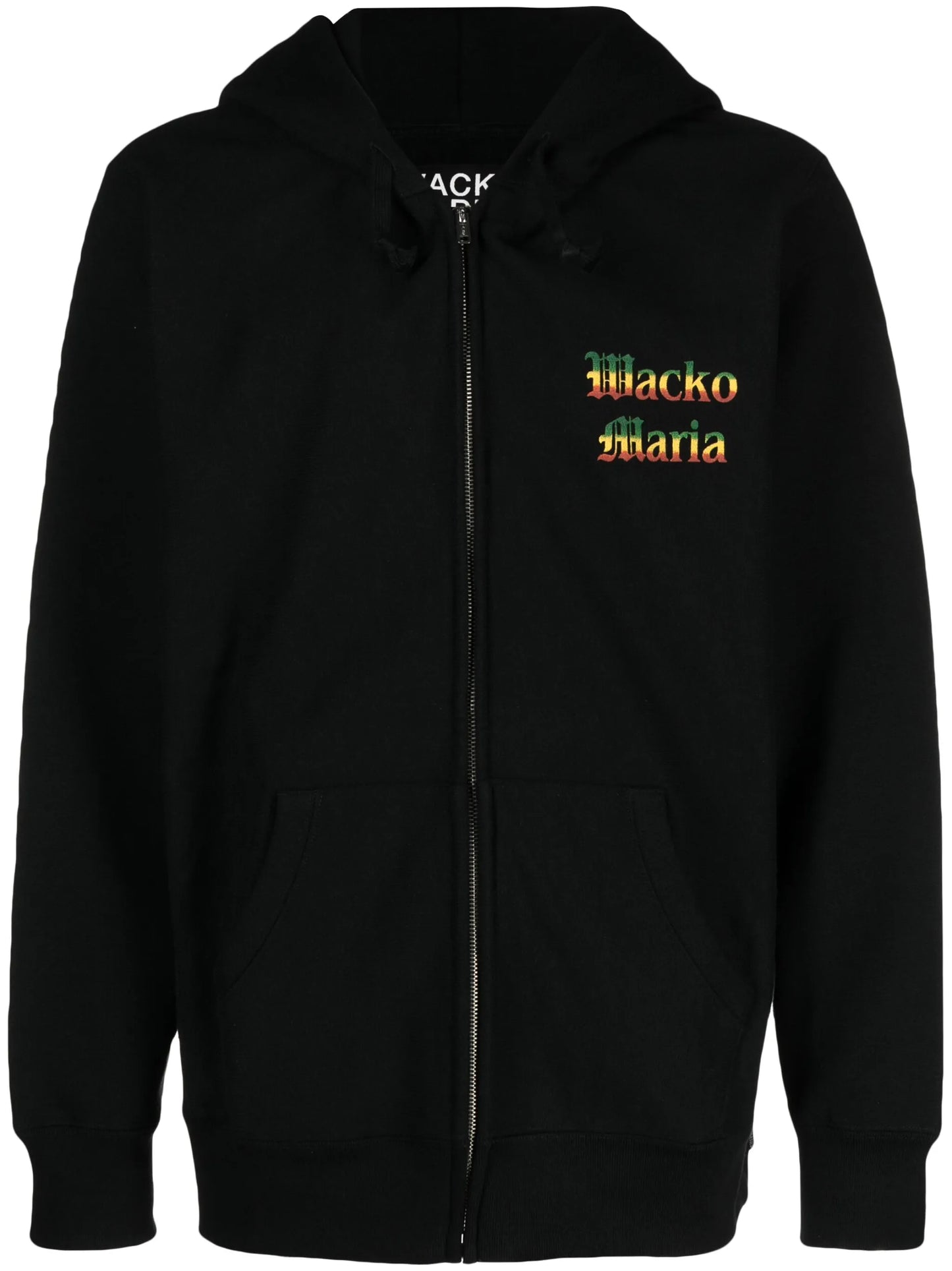 graphic-print hooded jacket