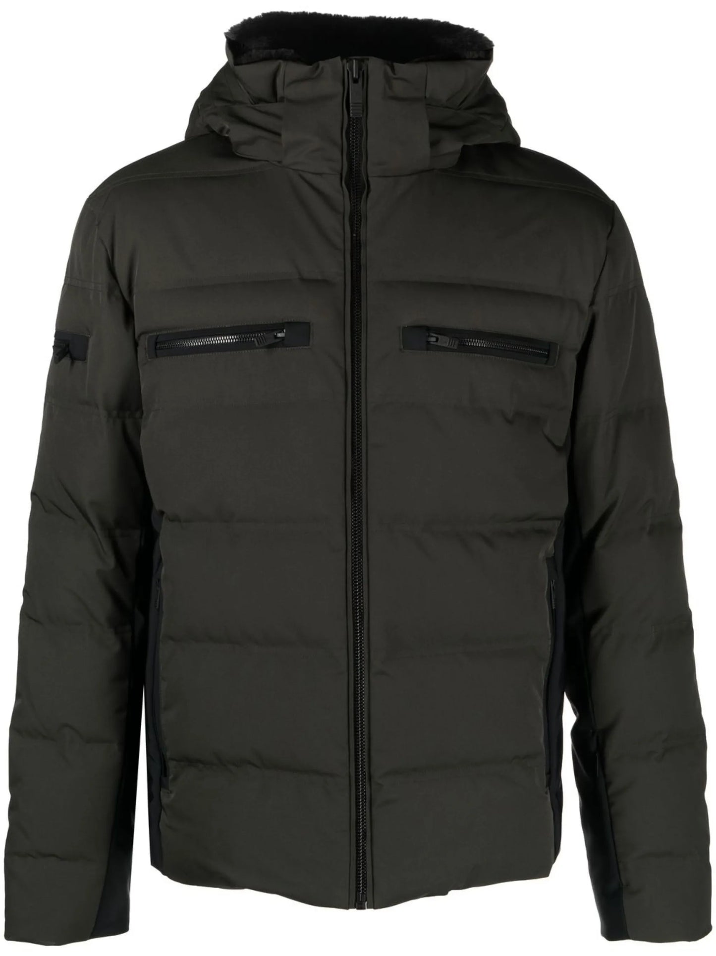 hooded padded jacket