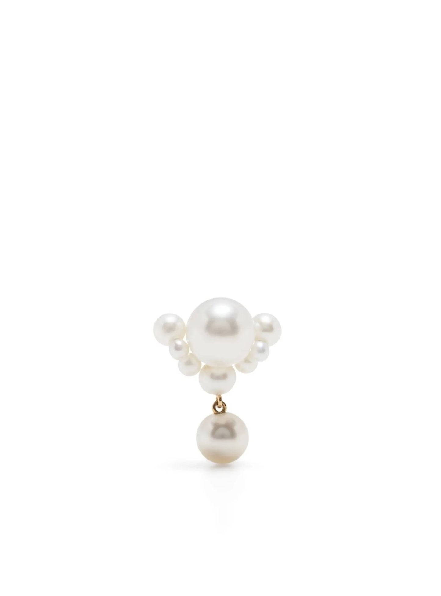 14kt yellow gold Grande Chambre de Perle earring