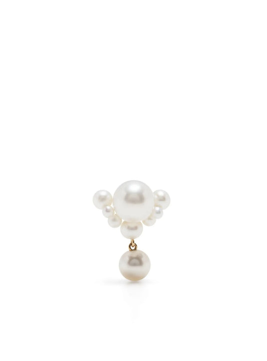 14kt yellow gold Grande Chambre de Perle earring