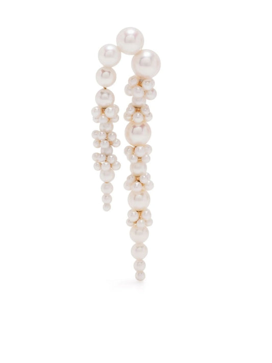 18kt yellow gold Palais de Nuit pearl drop earring