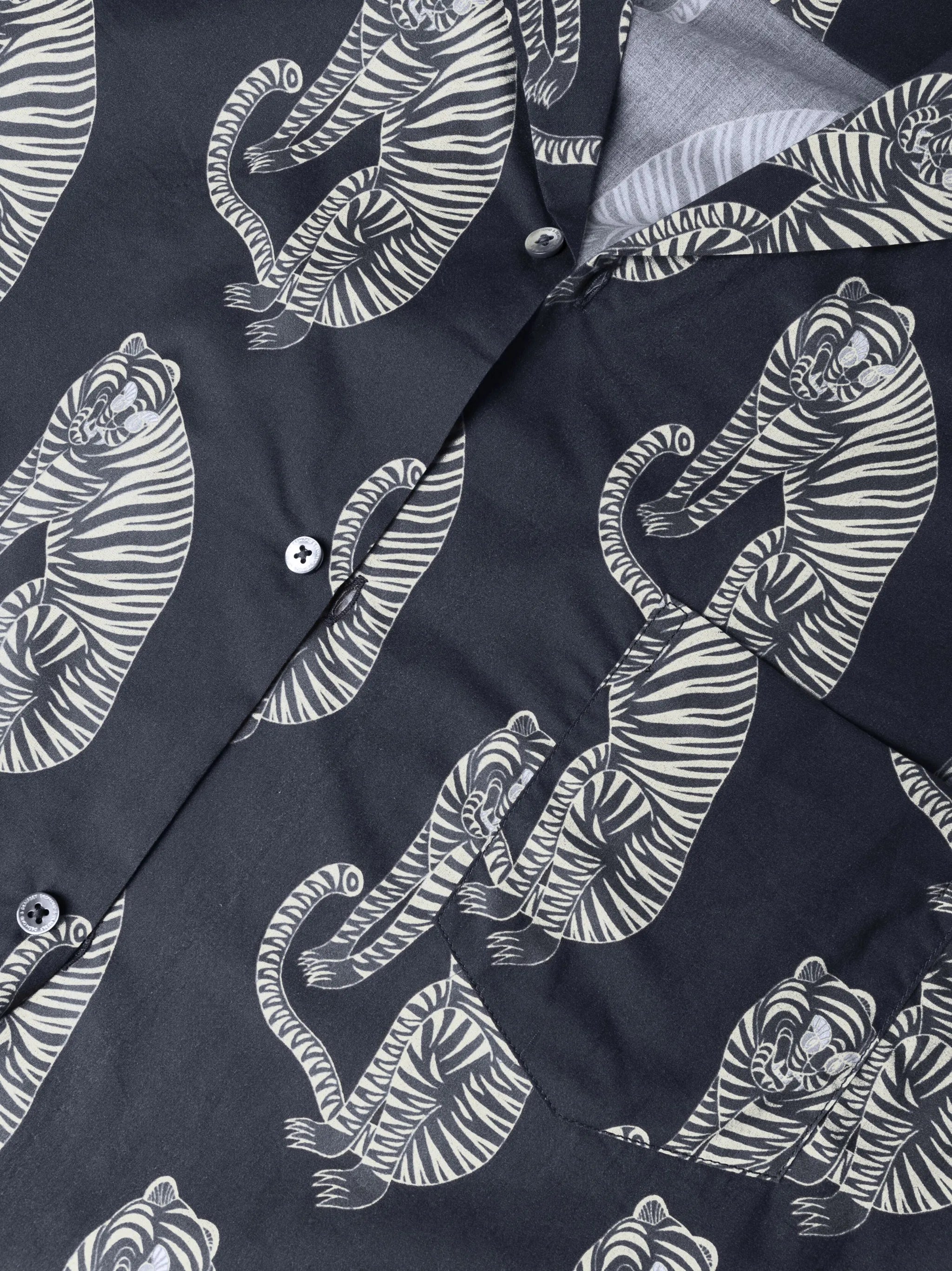 tiger-print pyjama set