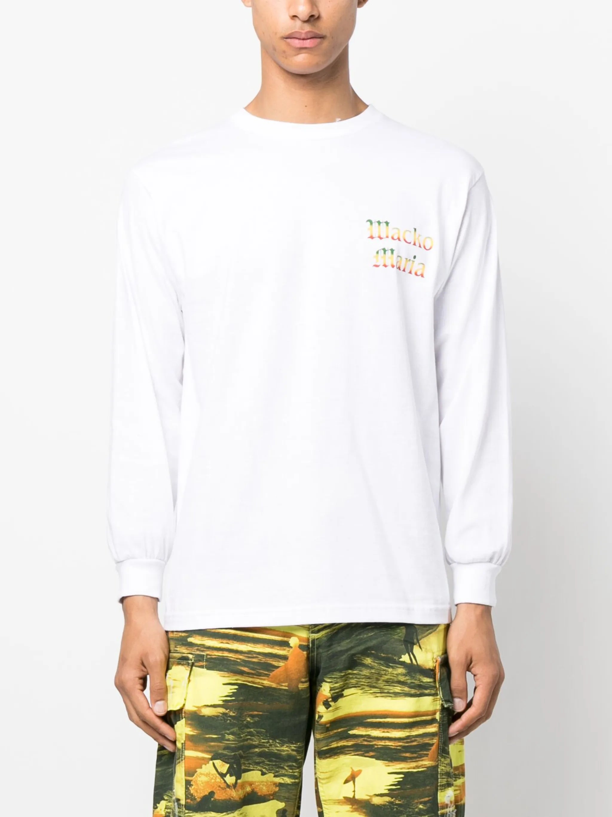 logo-print long-sleeve T-shirt