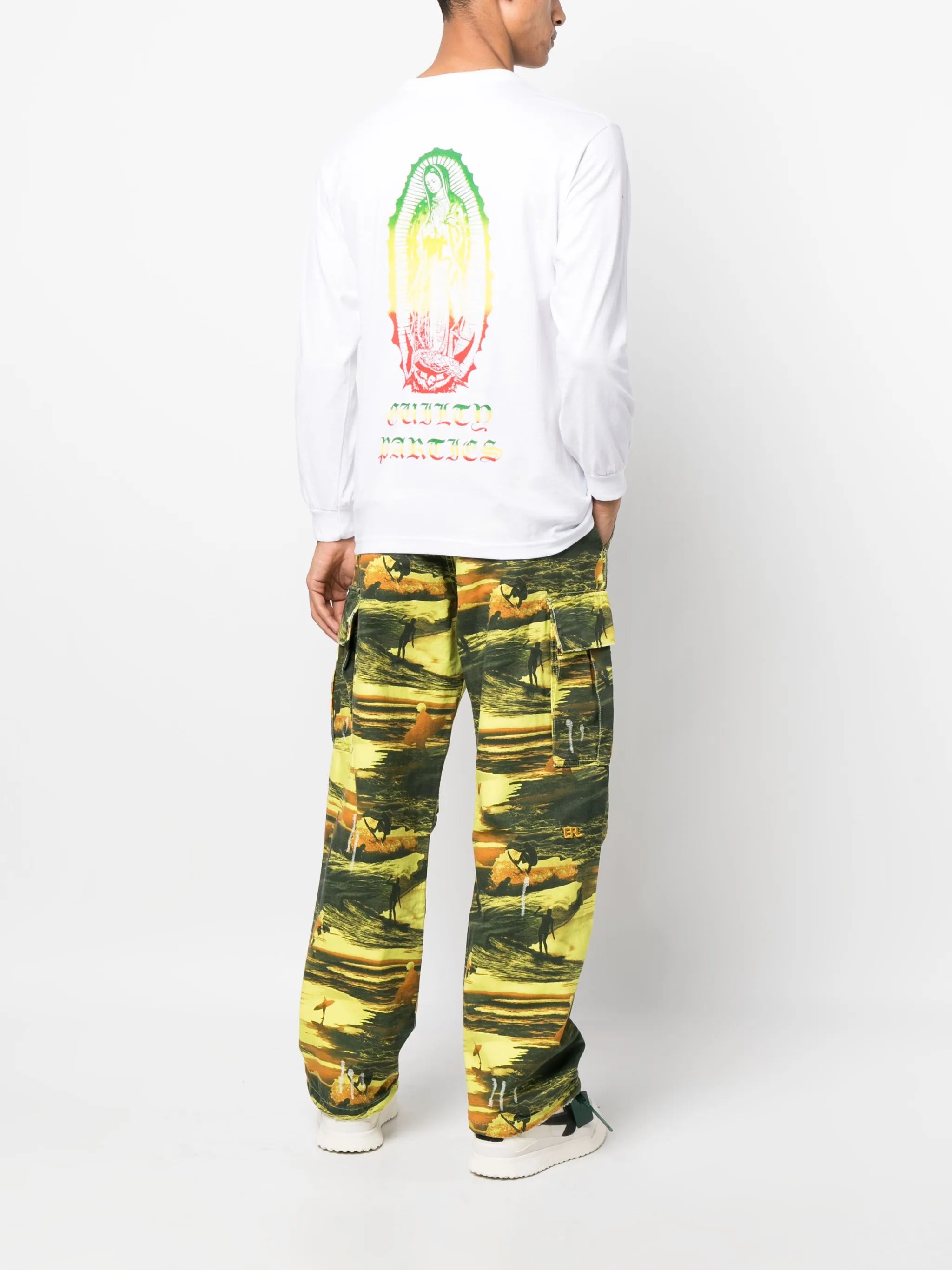 logo-print long-sleeve T-shirt