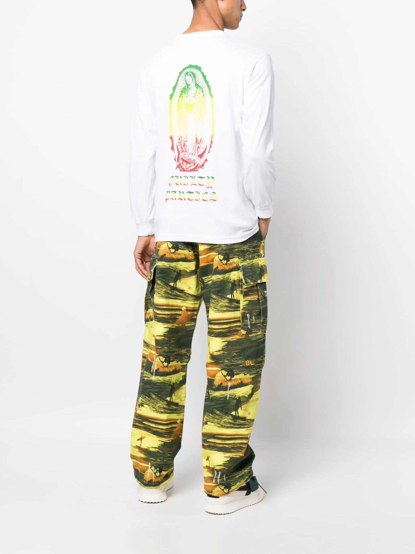 logo-print long-sleeve T-shirt