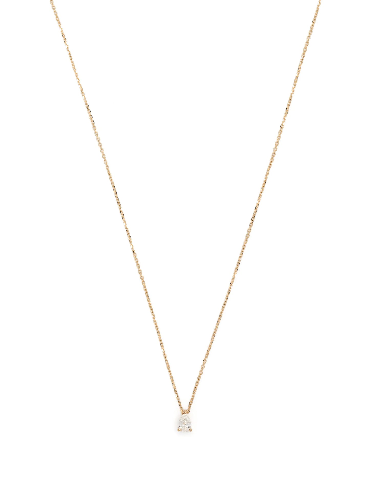 18kt yellow gold diamond necklace