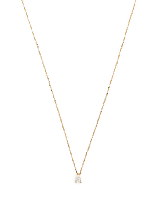 18kt yellow gold diamond necklace