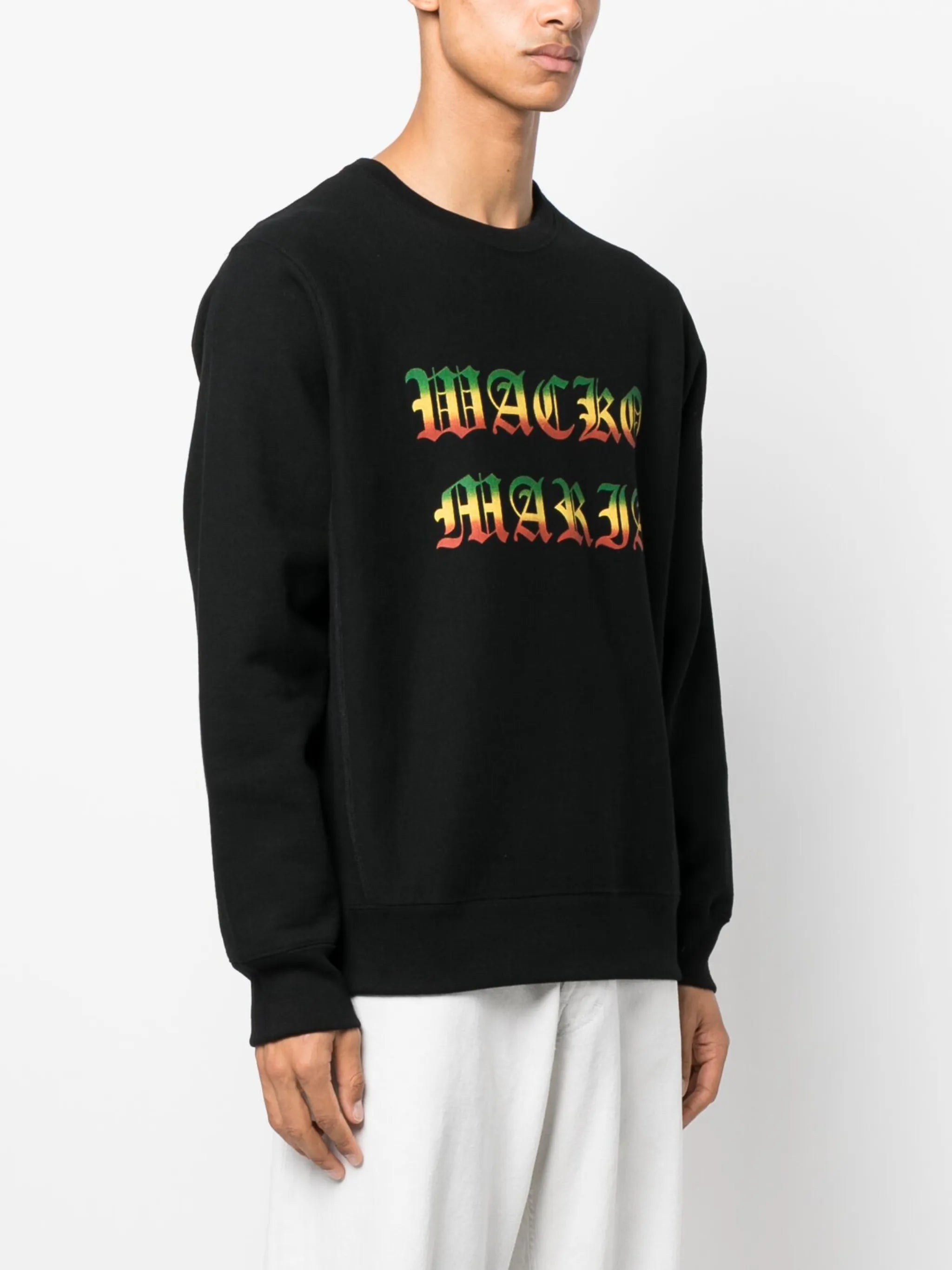logo-print cotton sweatshirt