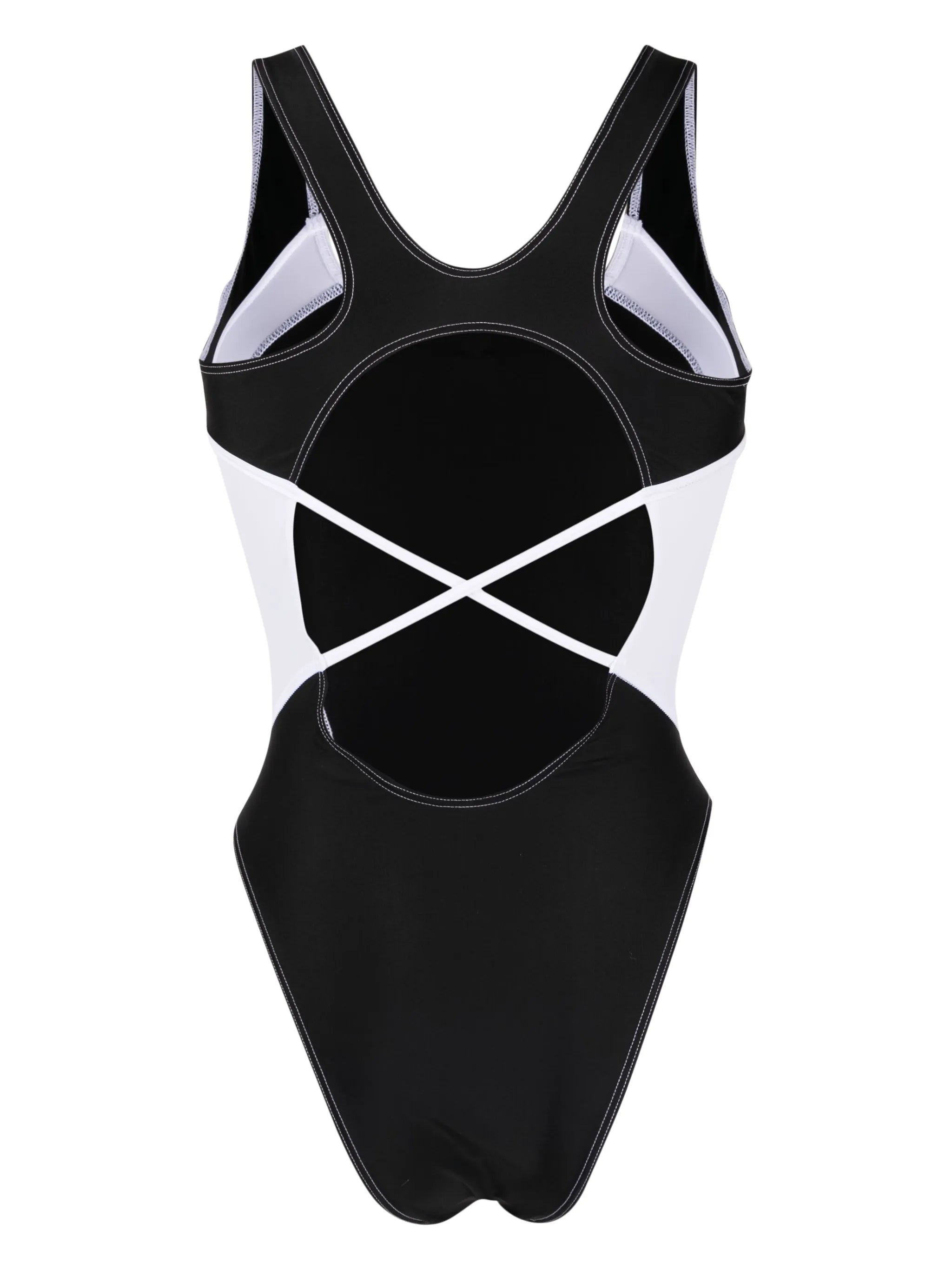 crescent moon-print swimsuit
