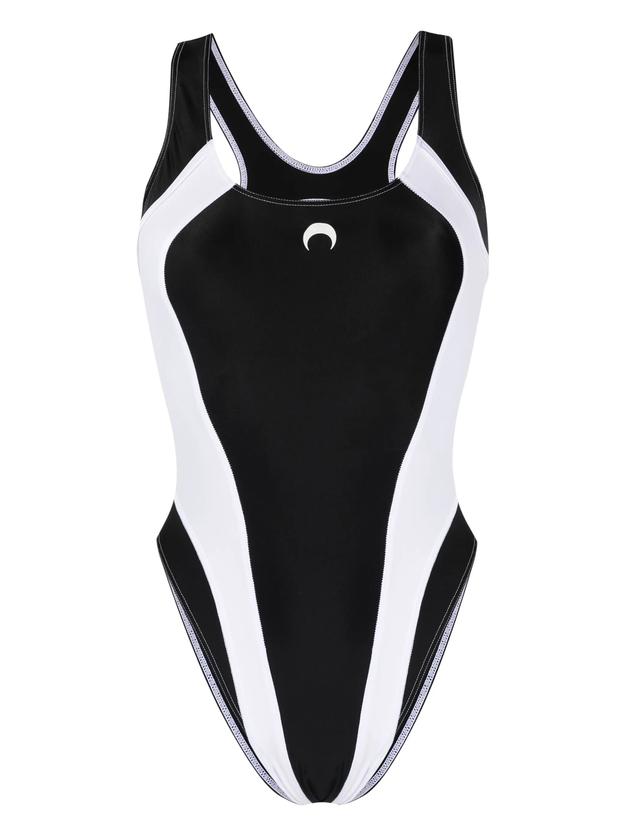 crescent moon-print swimsuit