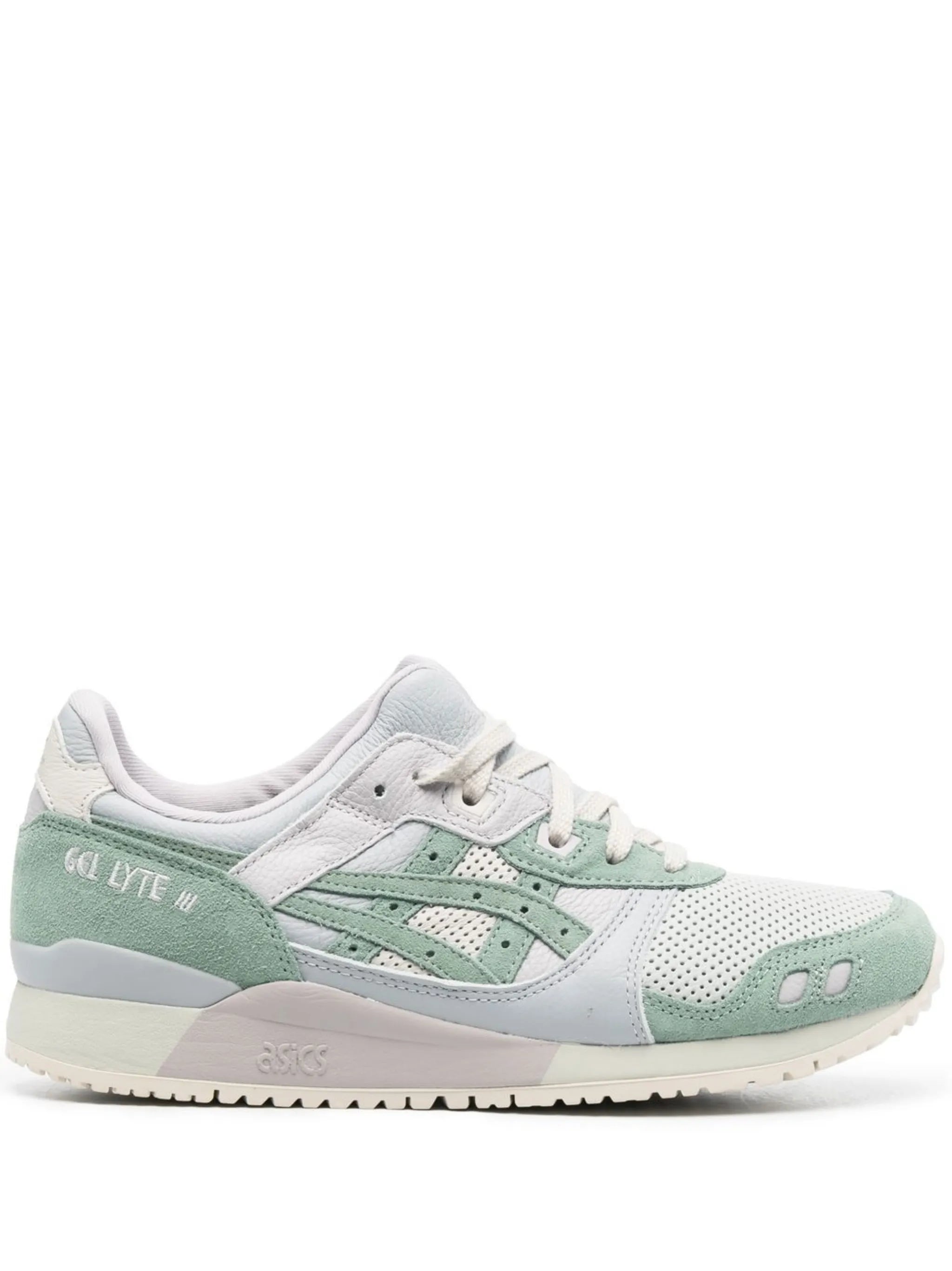 mesh-panel low-top sneakers