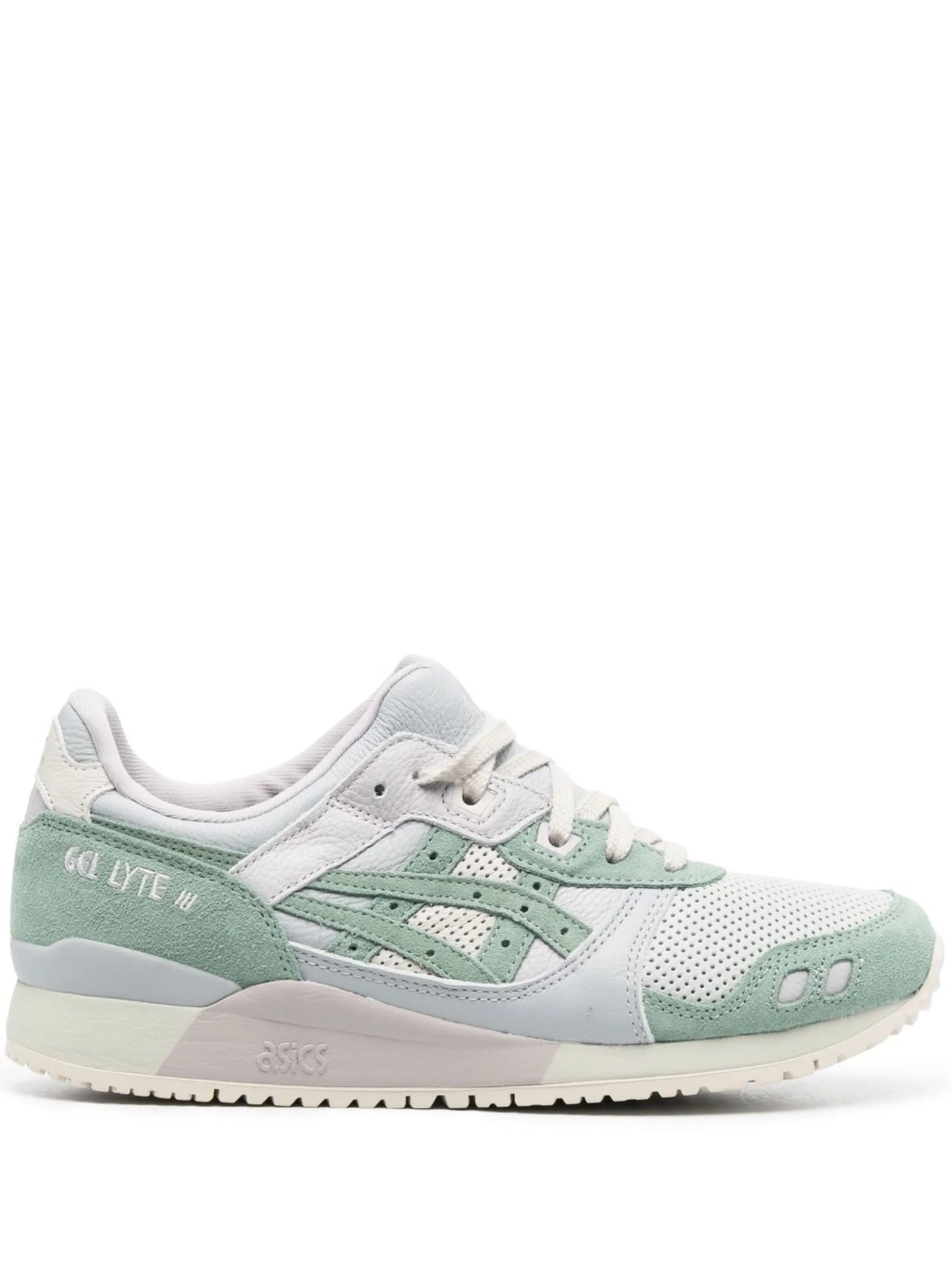 mesh-panel low-top sneakers
