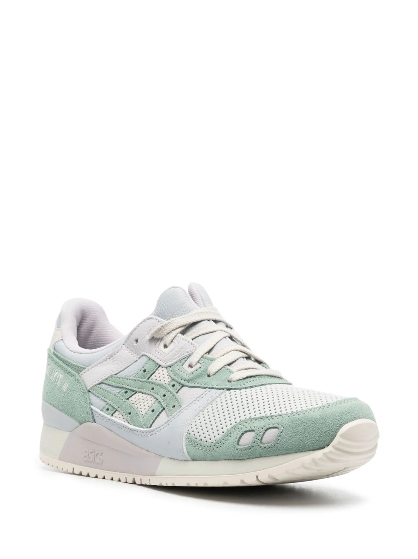 mesh-panel low-top sneakers