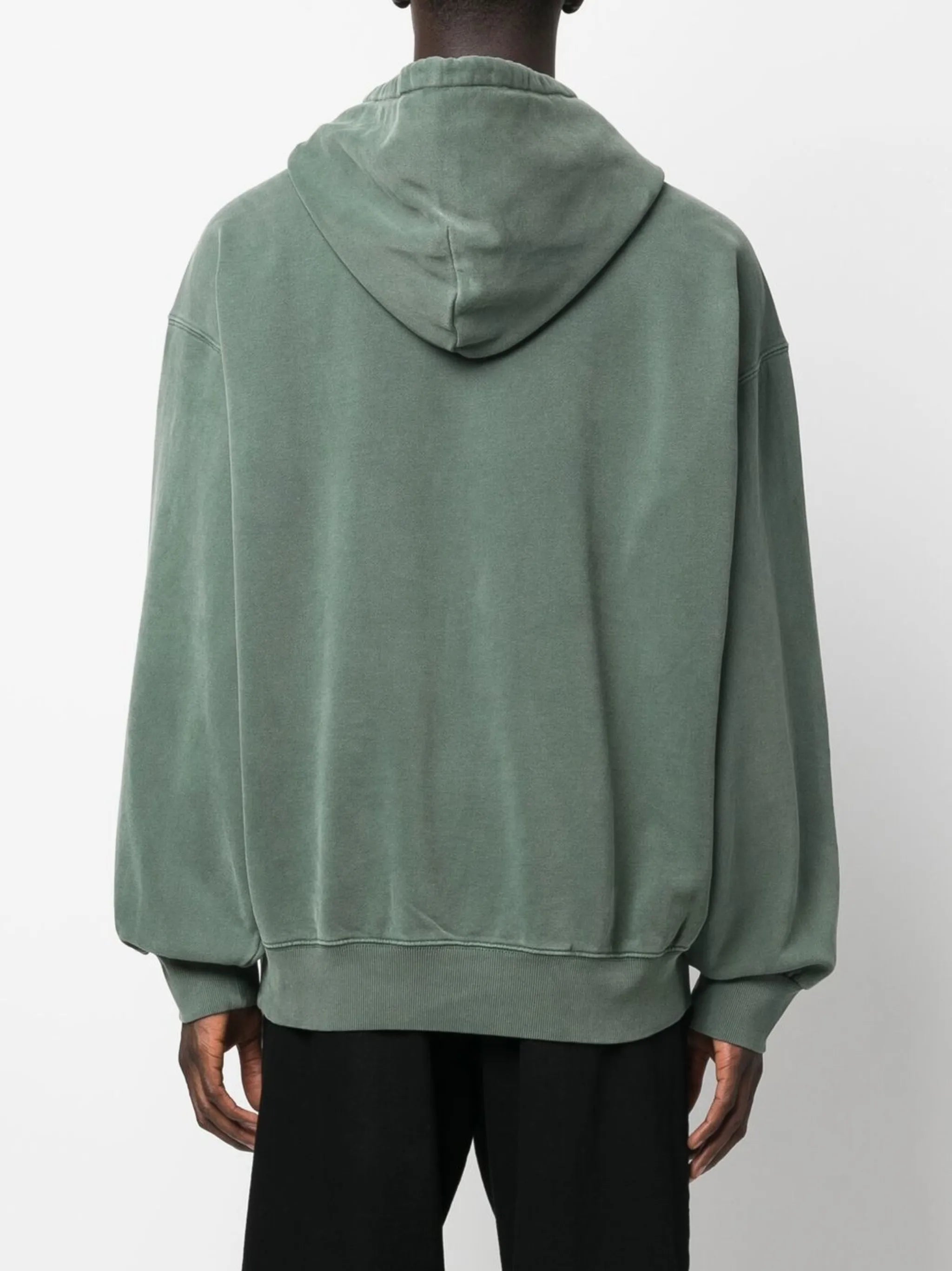 logo cotton hoodie