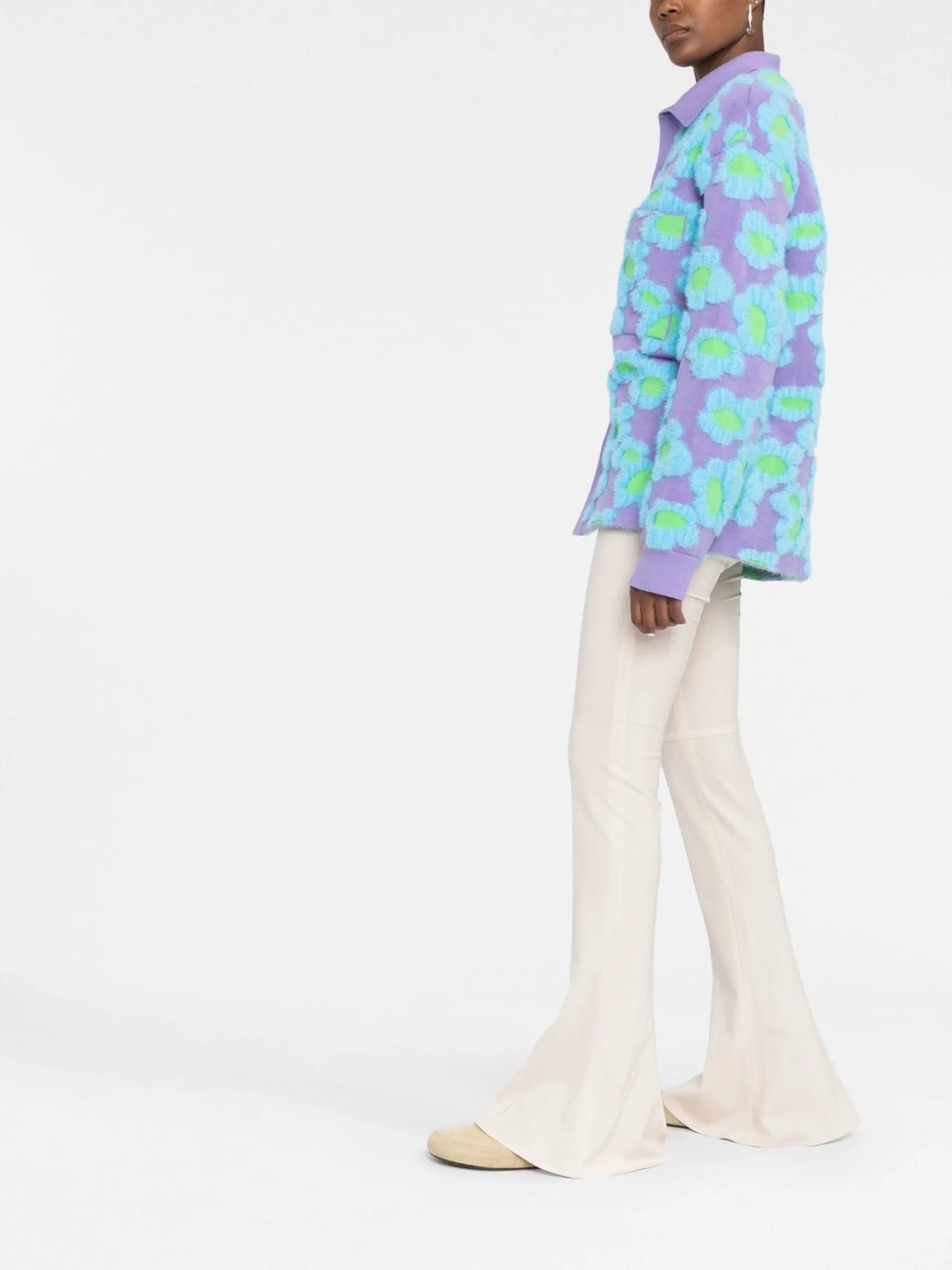 Le Chemise Neve Fleurs cardigan