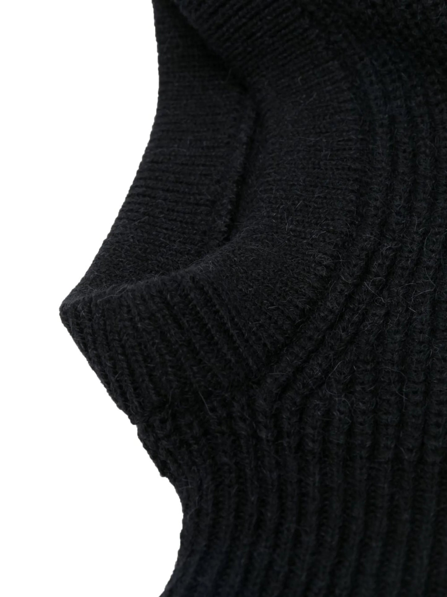 chunky-knit wool-blend balaclava