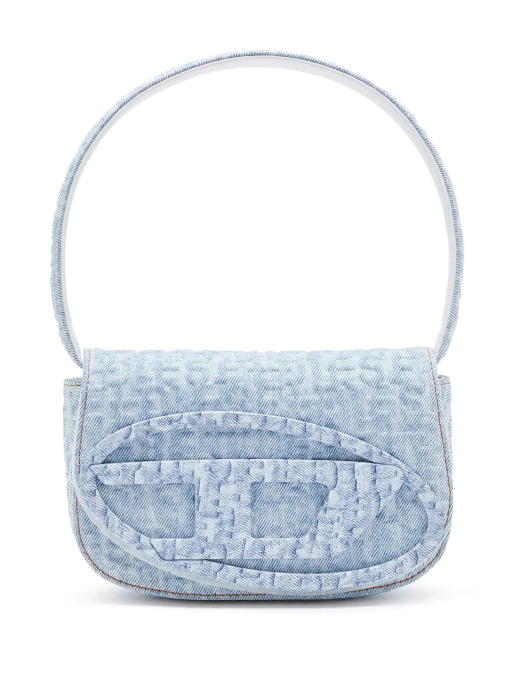 1DR denim shoulder bag
