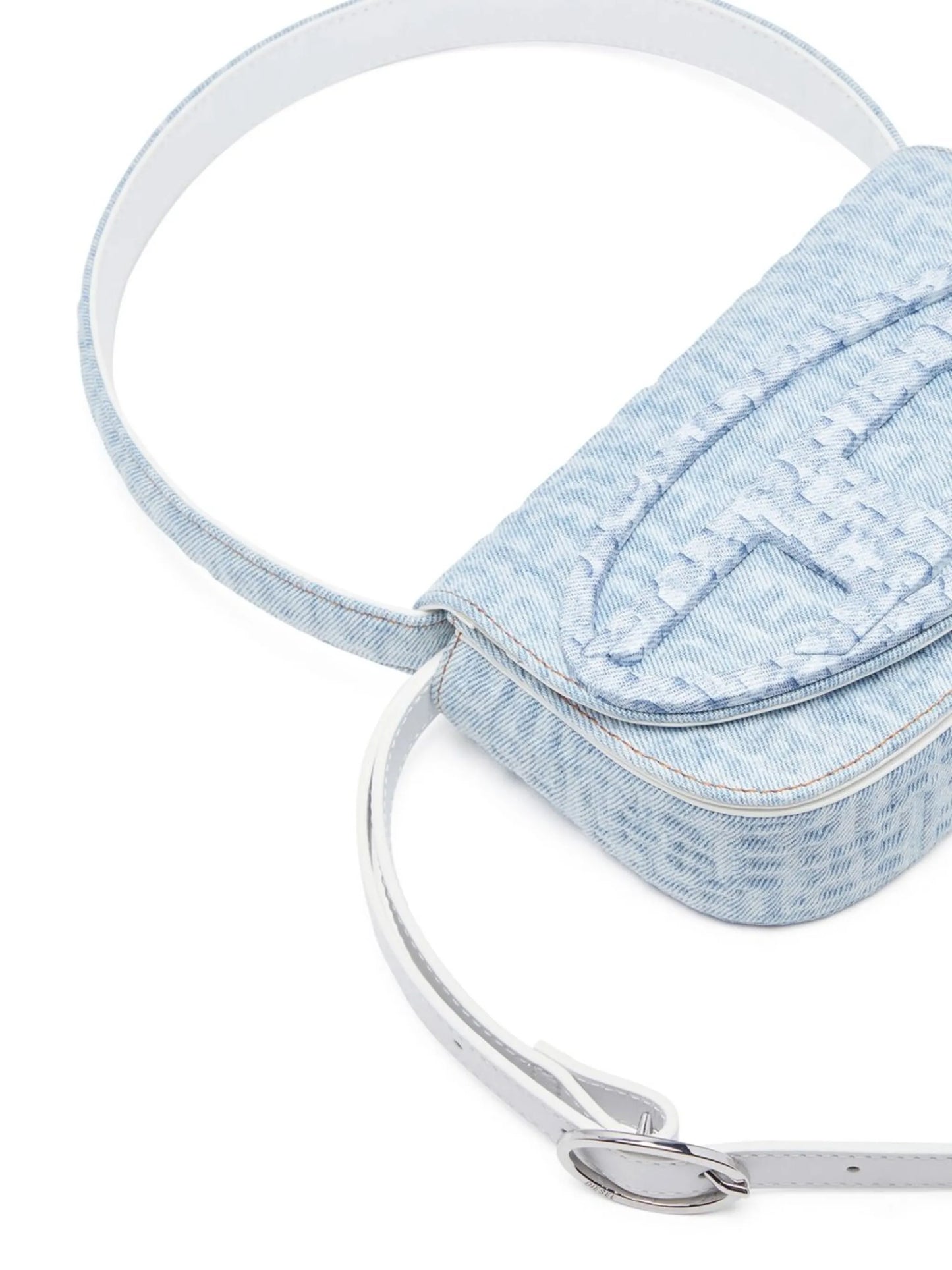 1DR denim shoulder bag