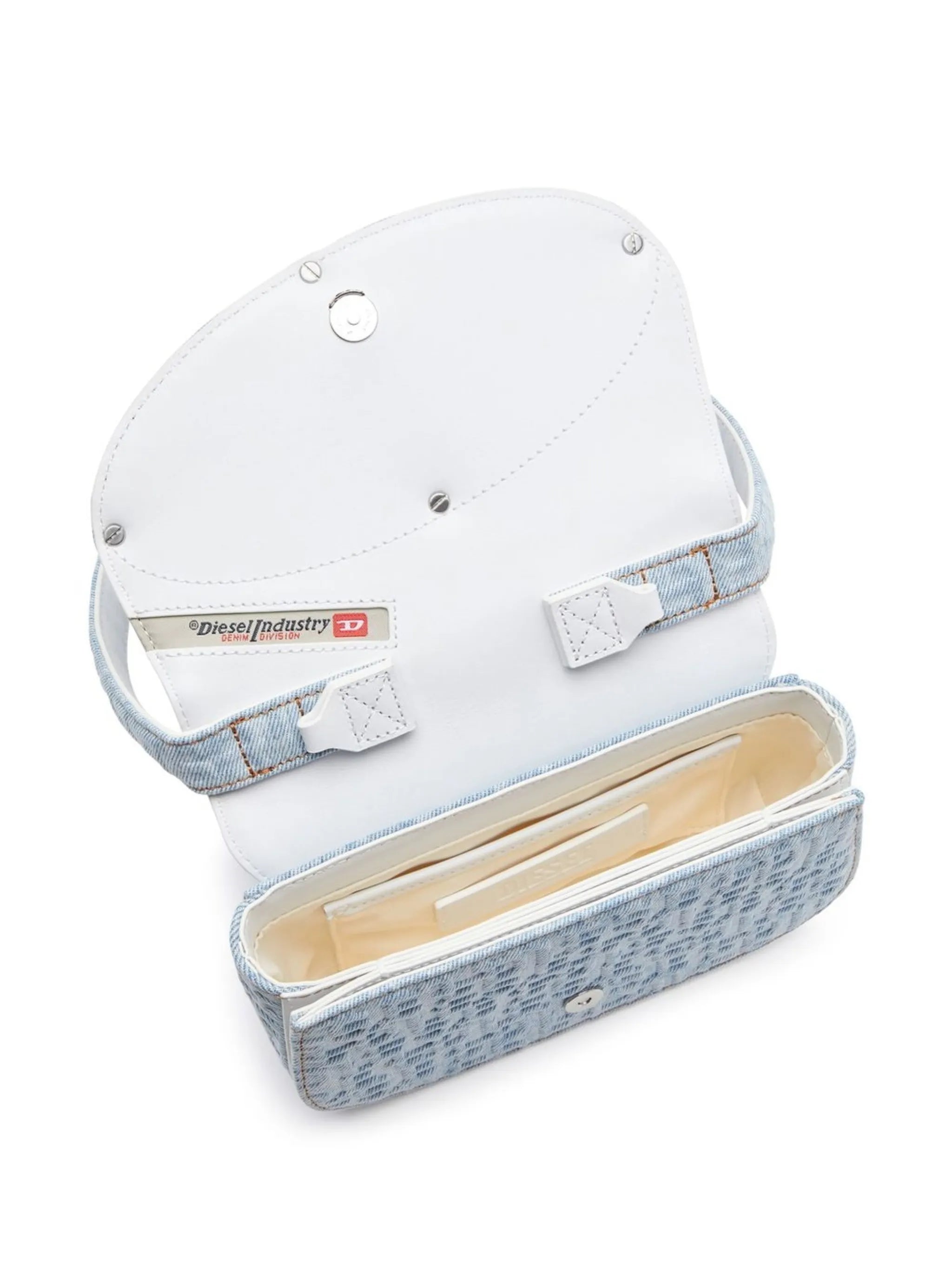 1DR denim shoulder bag