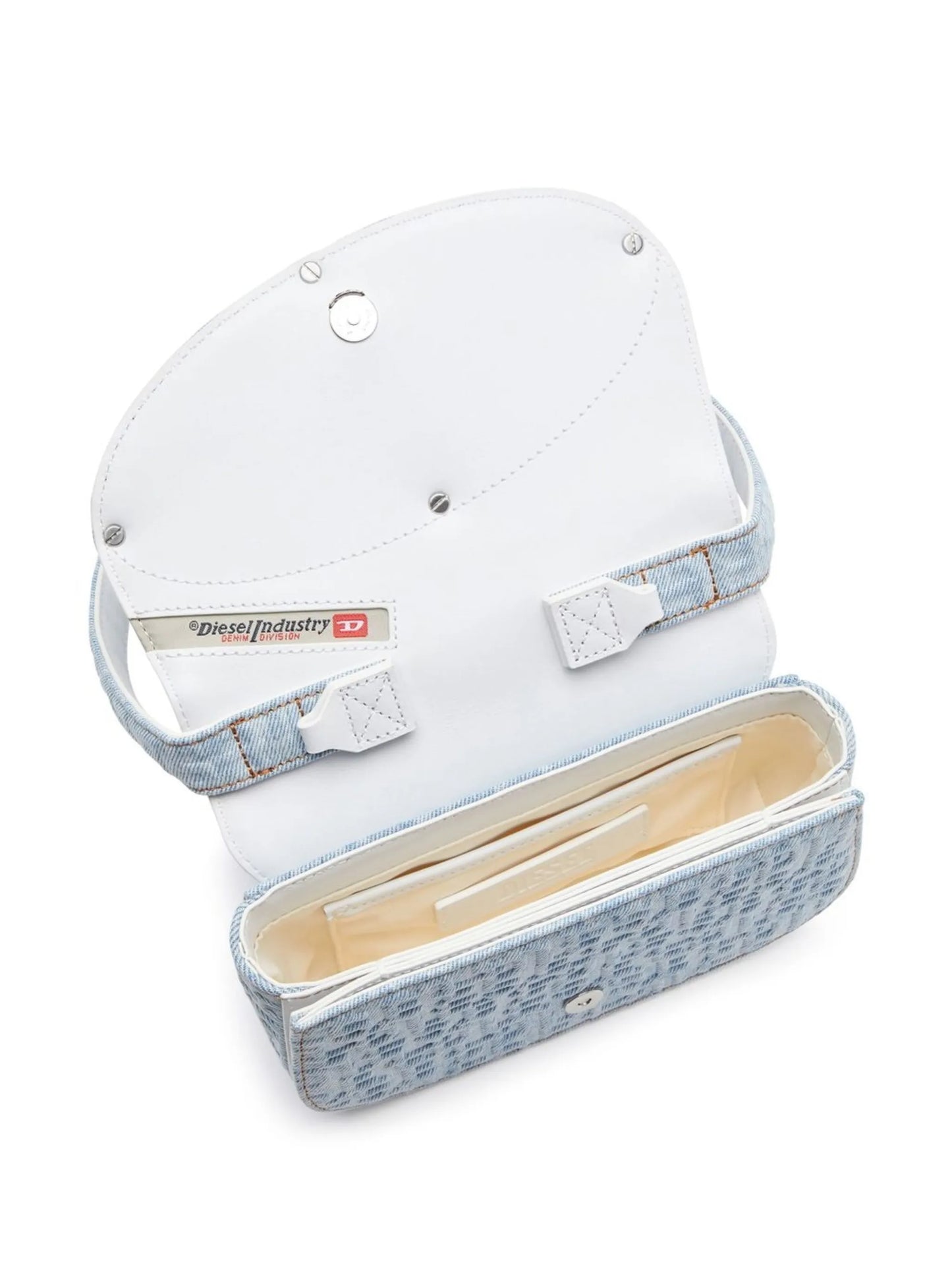 1DR denim shoulder bag