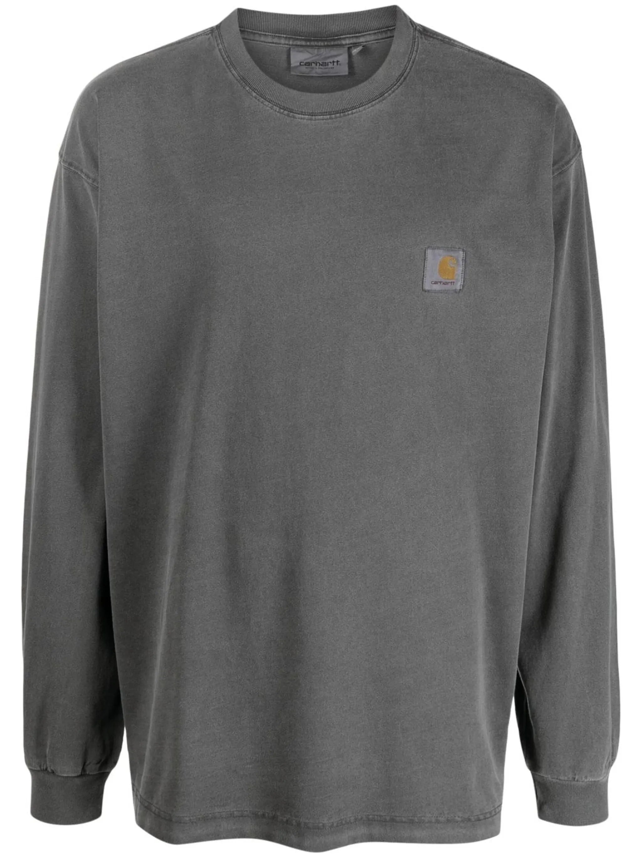 logo-patch long-sleeved T-shirt