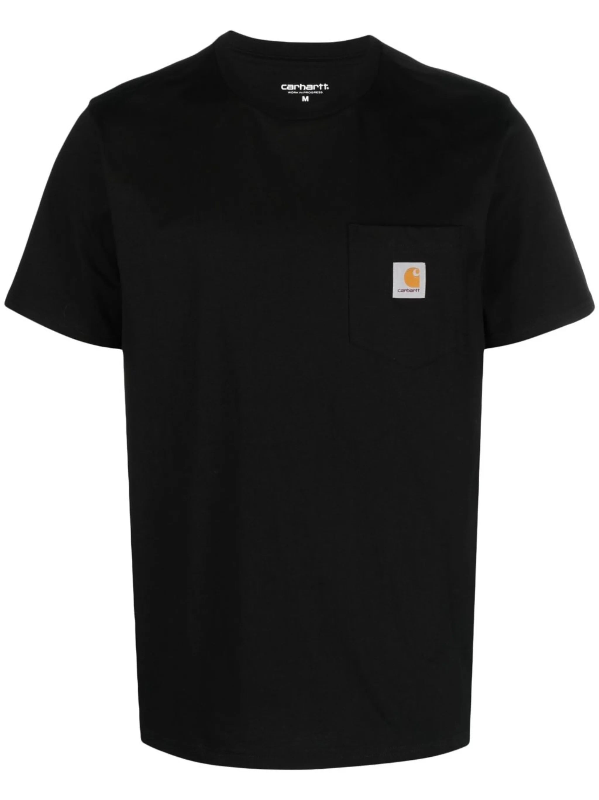 logo-patch pocket T-shirt