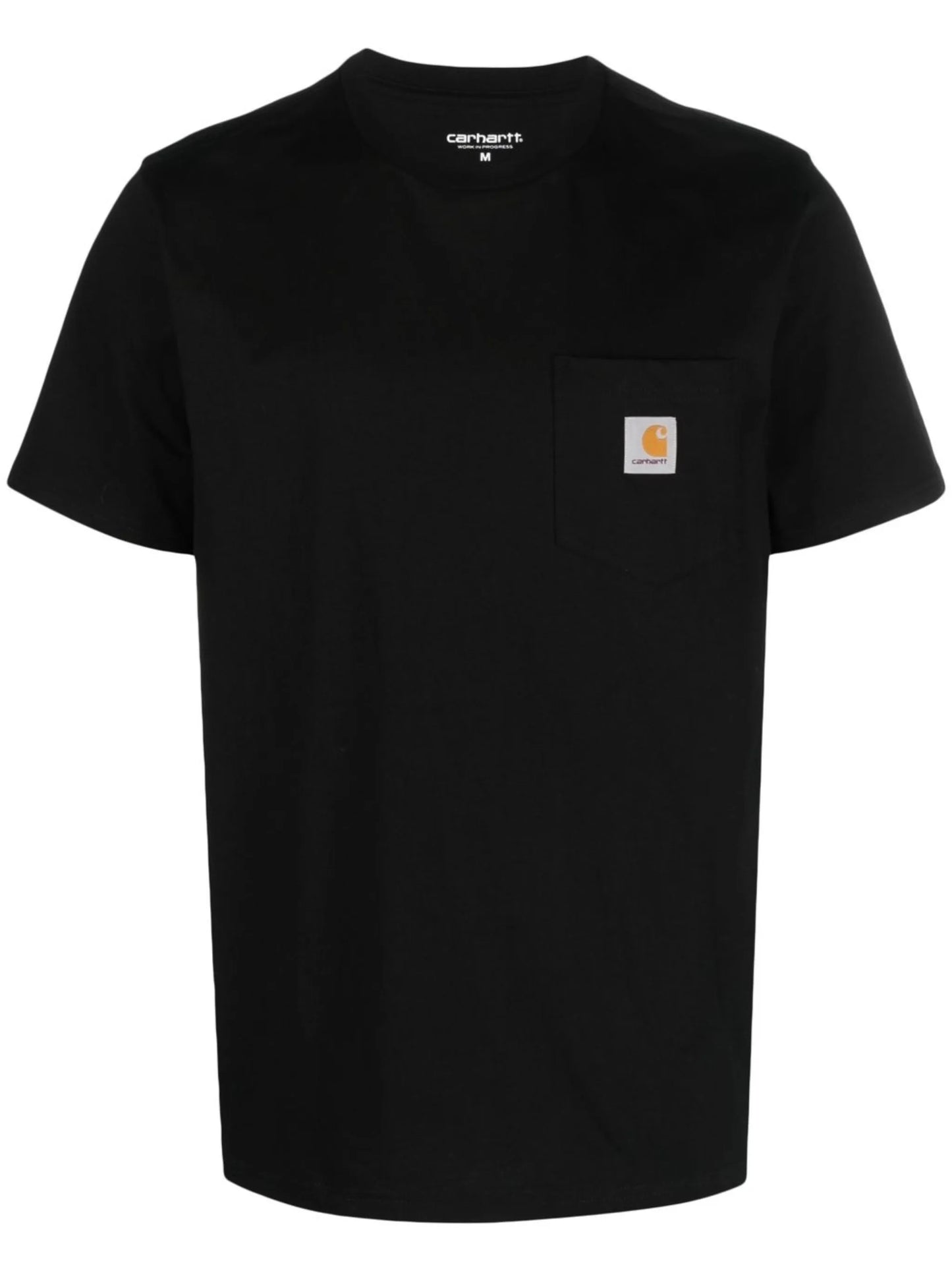 logo-patch pocket T-shirt