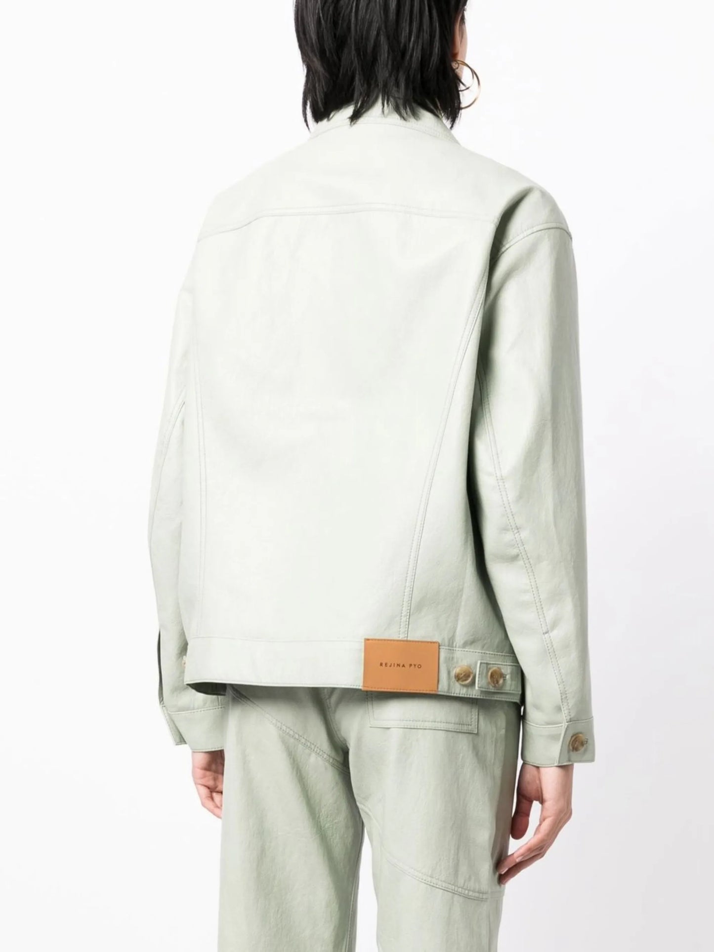 Theo faux leather jacket
