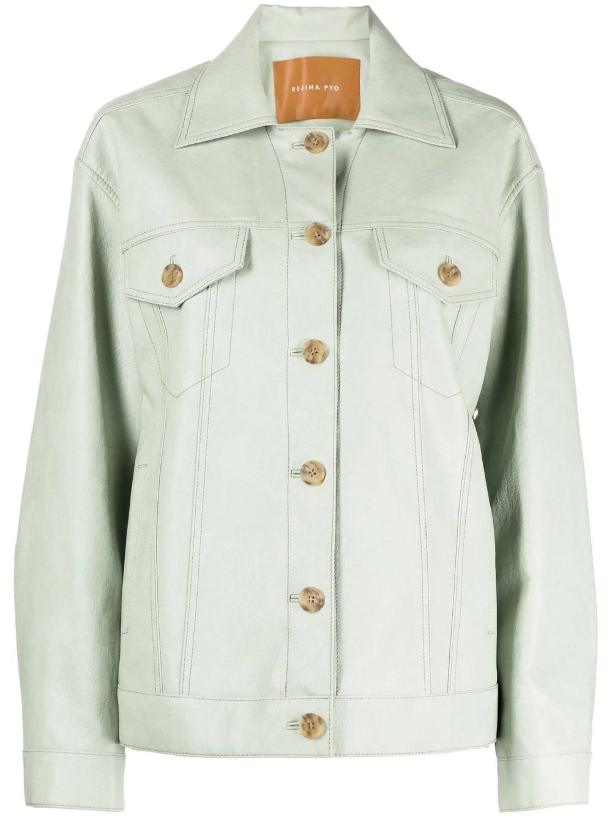 Theo faux leather jacket