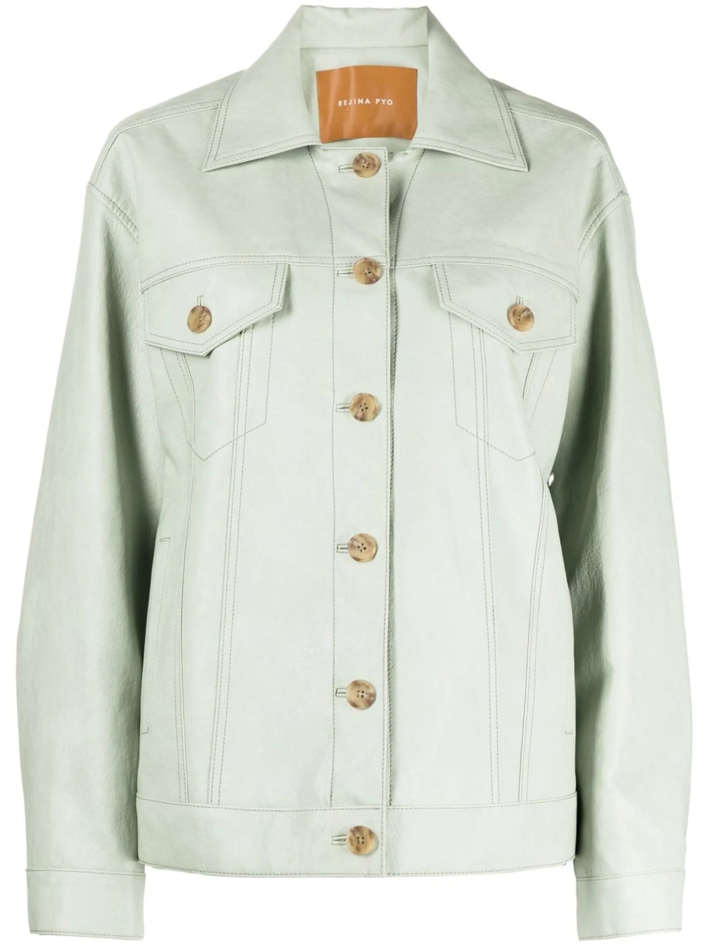 Theo faux leather jacket