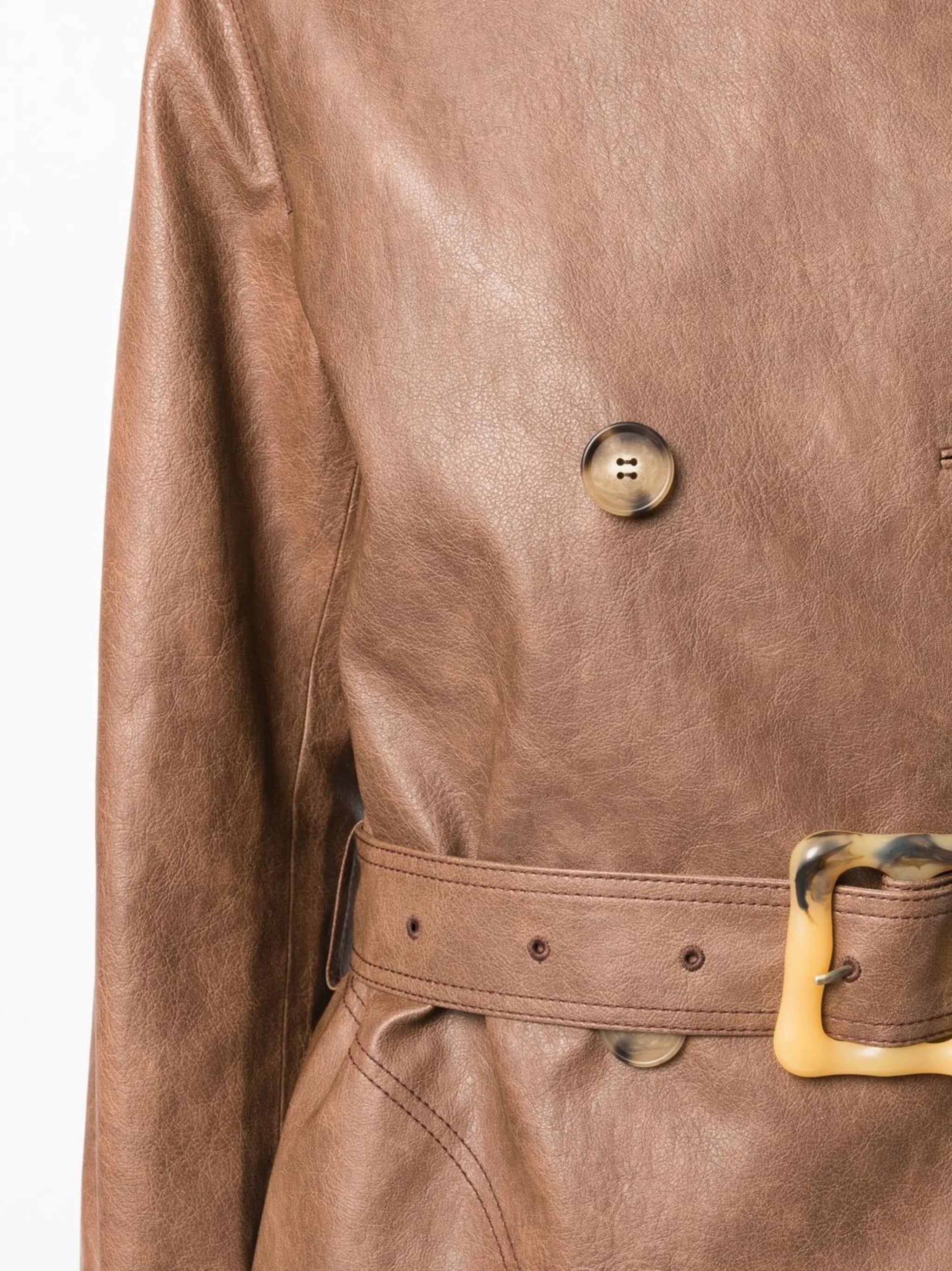 Juno double-breasted trench coat