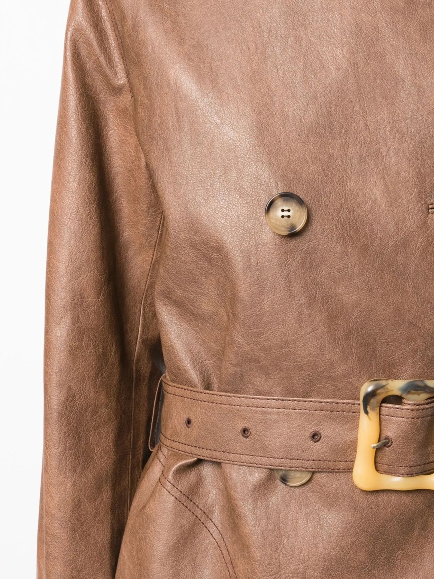 Juno double-breasted trench coat
