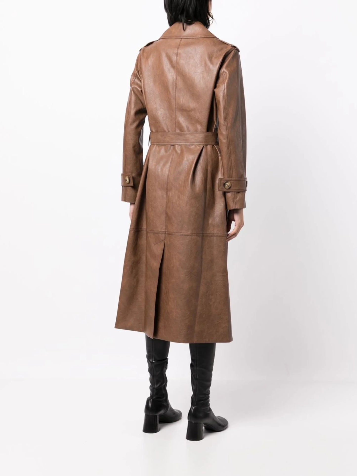 Juno double-breasted trench coat