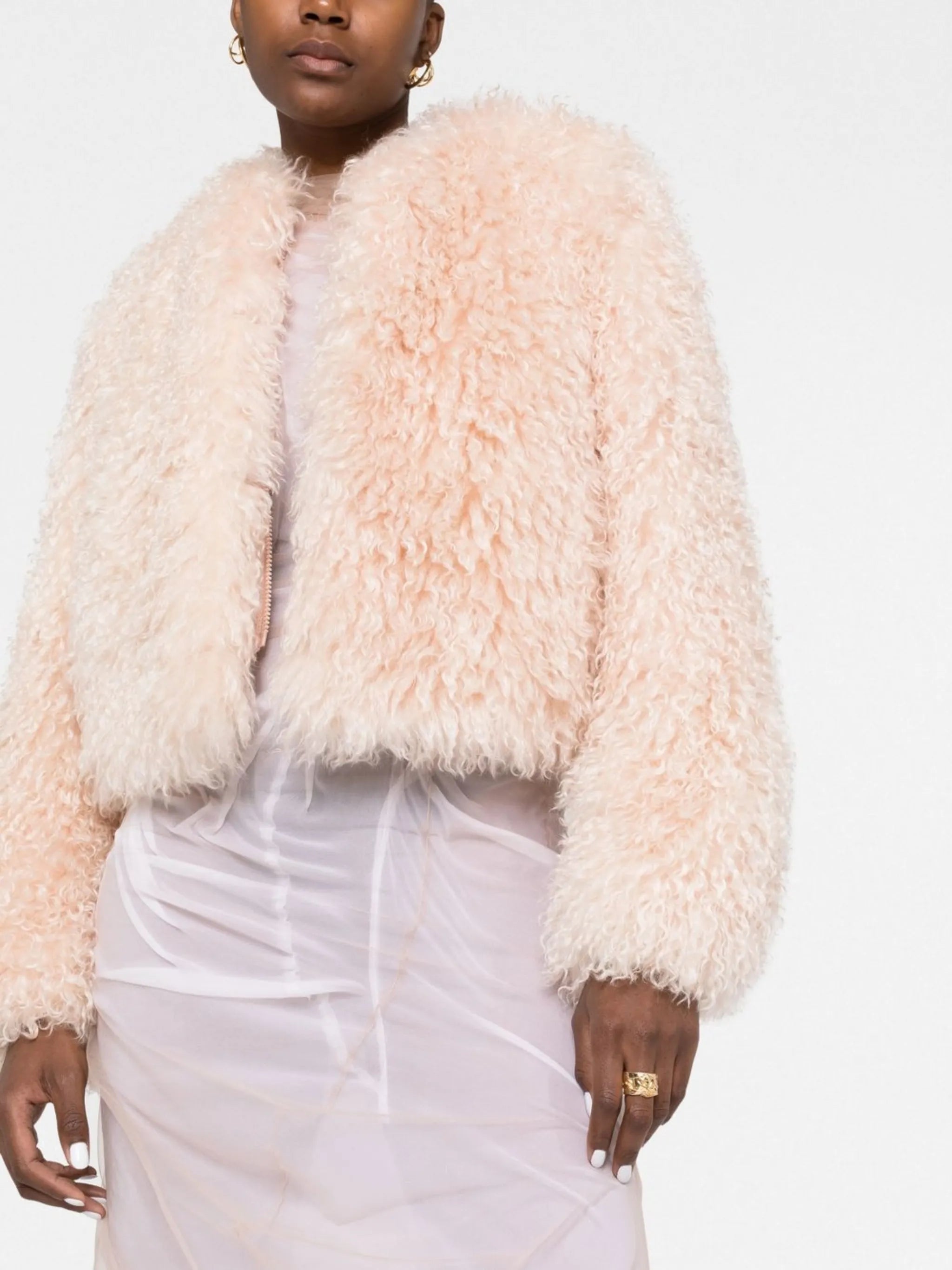 cropped bomber jacket