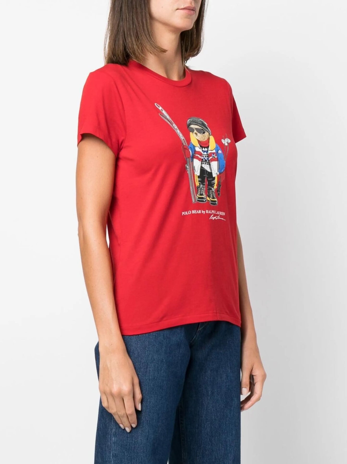 logo-print detail T-shirt