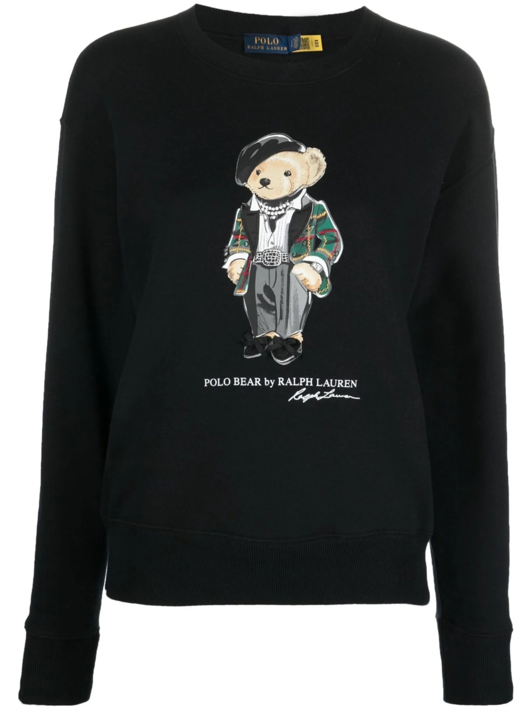 Polo Bear-print crew-neck sweatshirt