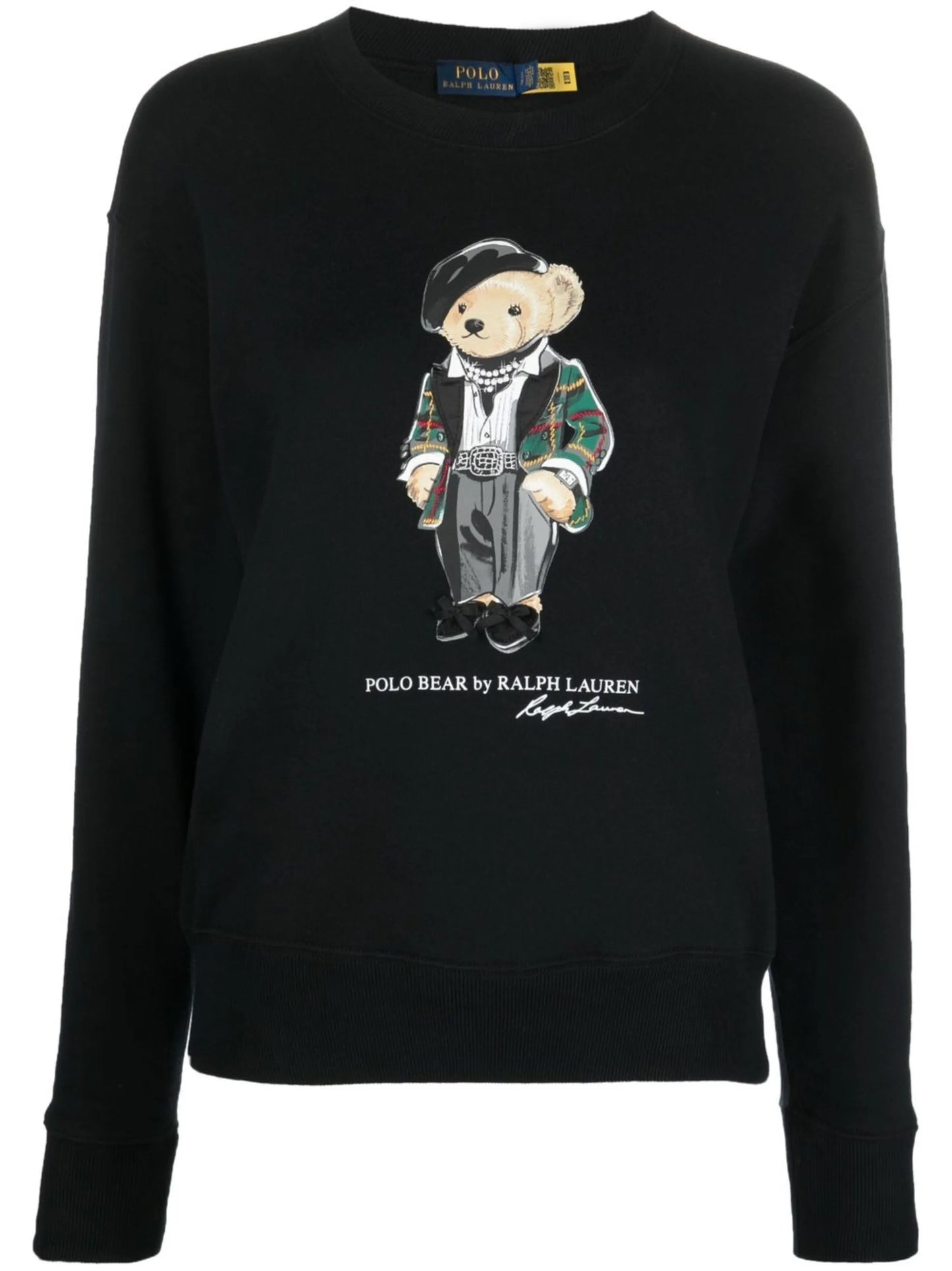 Polo Bear-print crew-neck sweatshirt