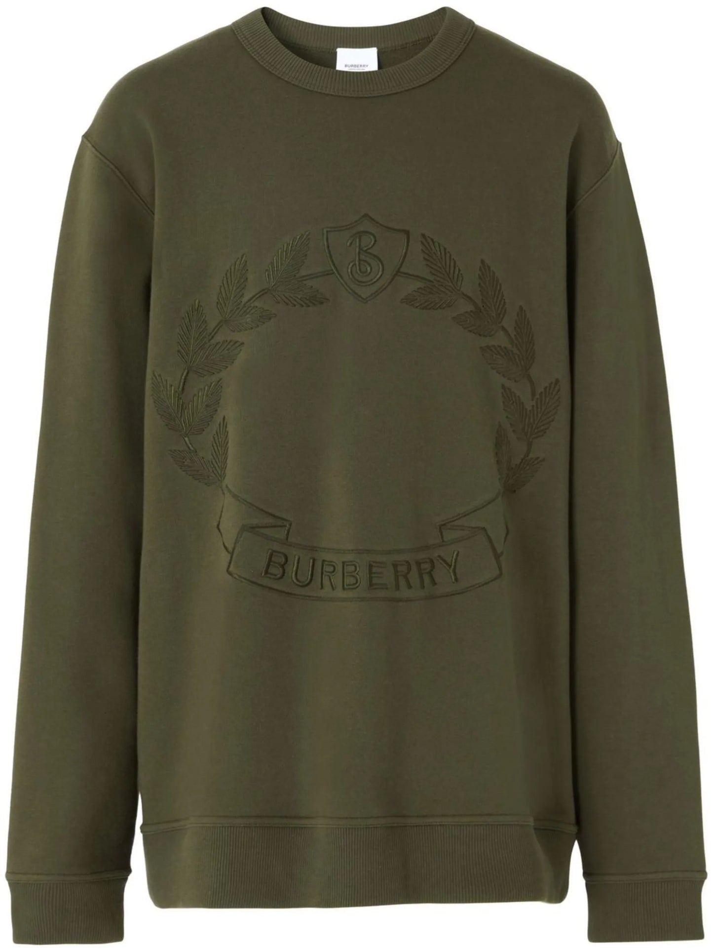 Oak Leaf Crest-embroidered sweatshirt