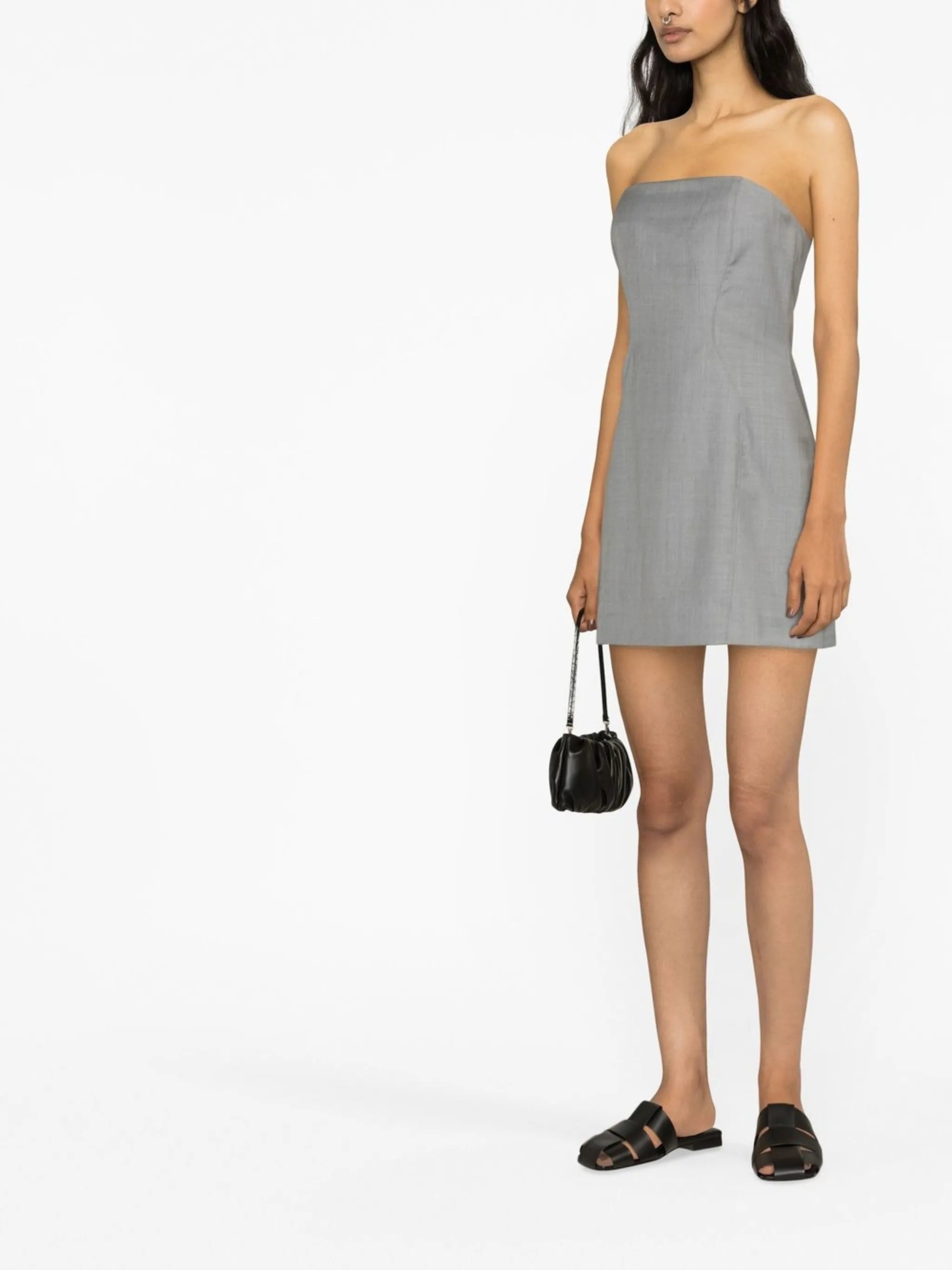 curve seam minidress