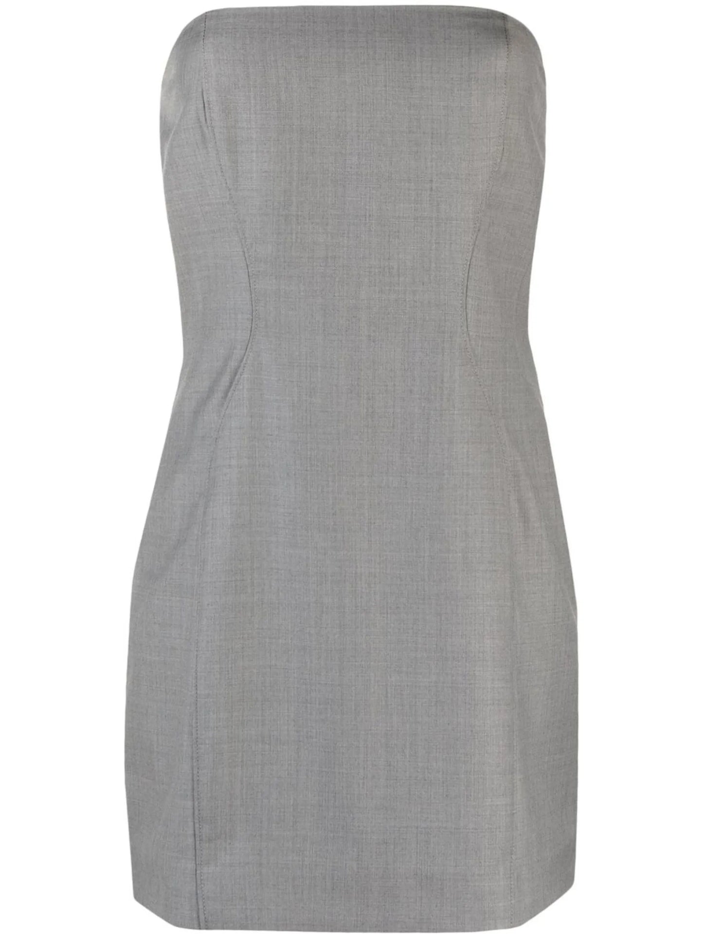 curve seam minidress