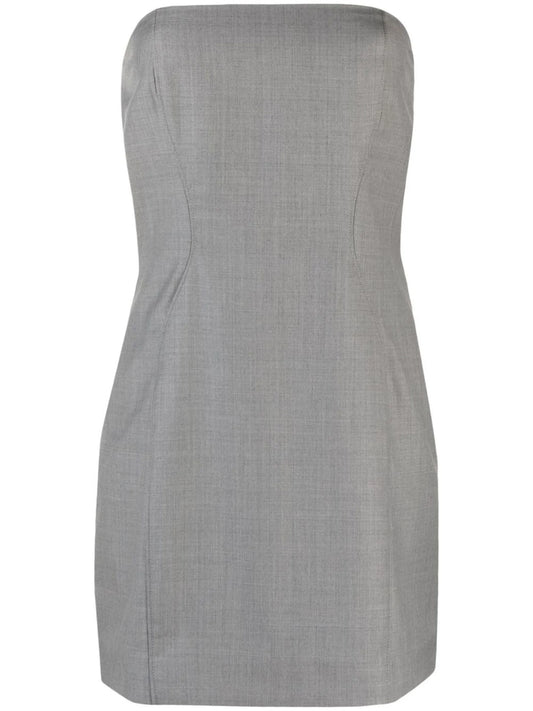 curve seam minidress