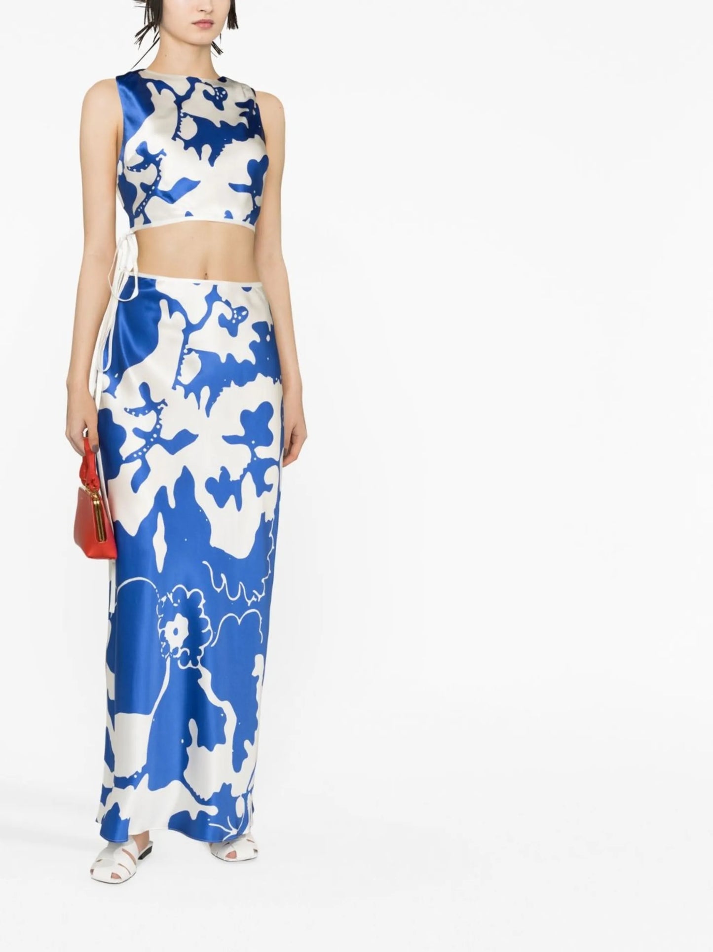 Esme floral-print maxi skirt