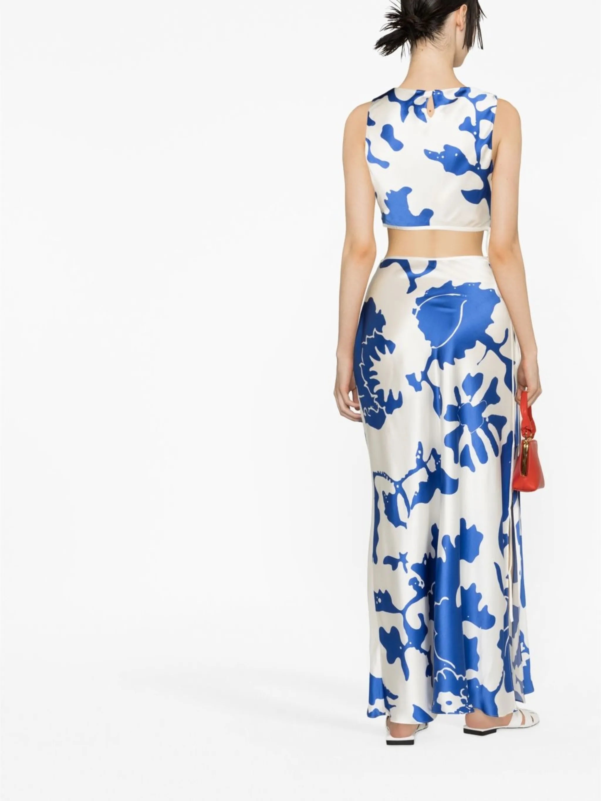 Esme floral-print maxi skirt