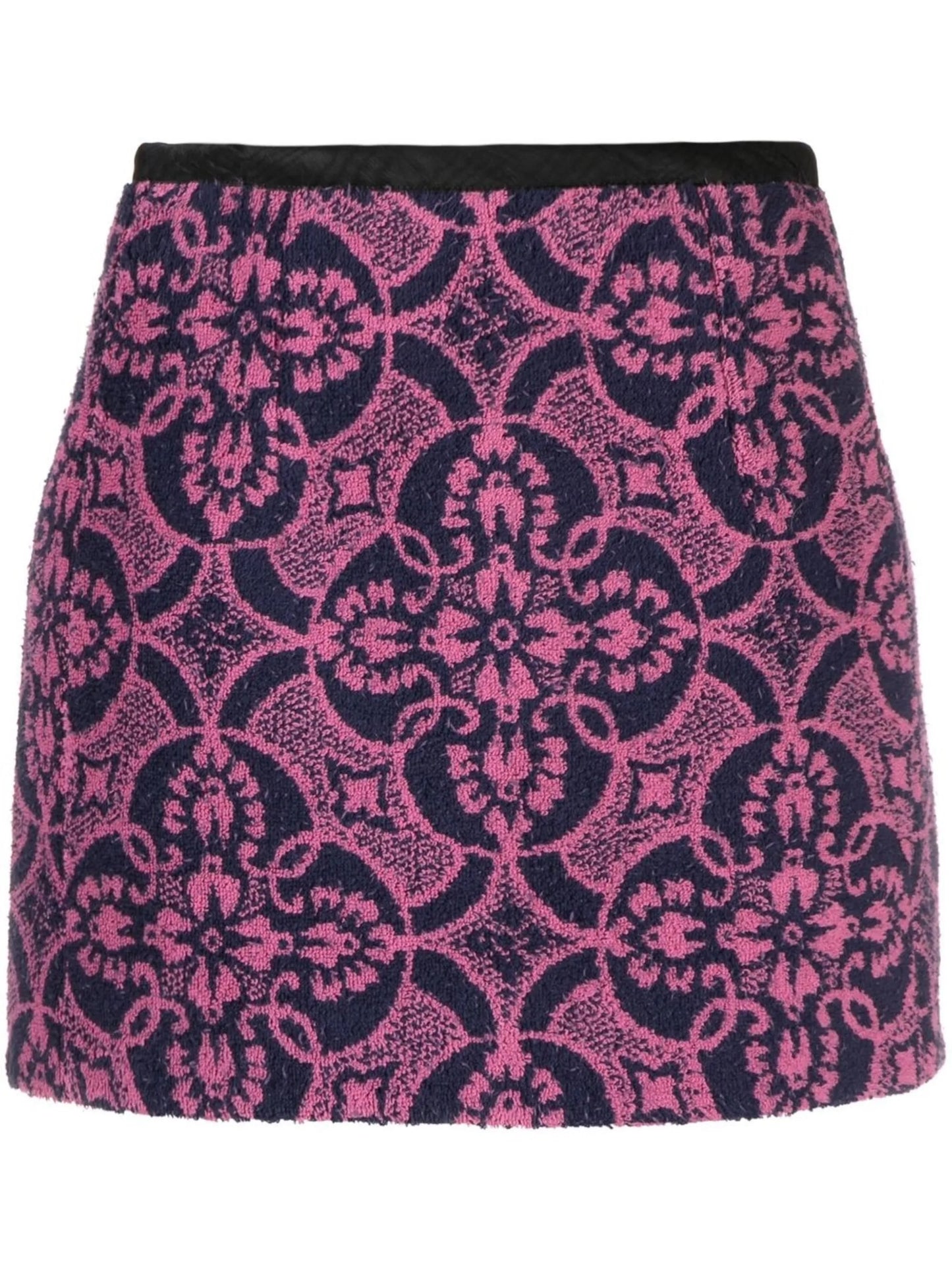 Towels jacquard mini skirt