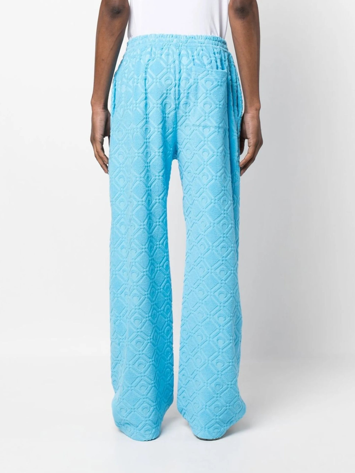 moon sponge jacquard track trousers