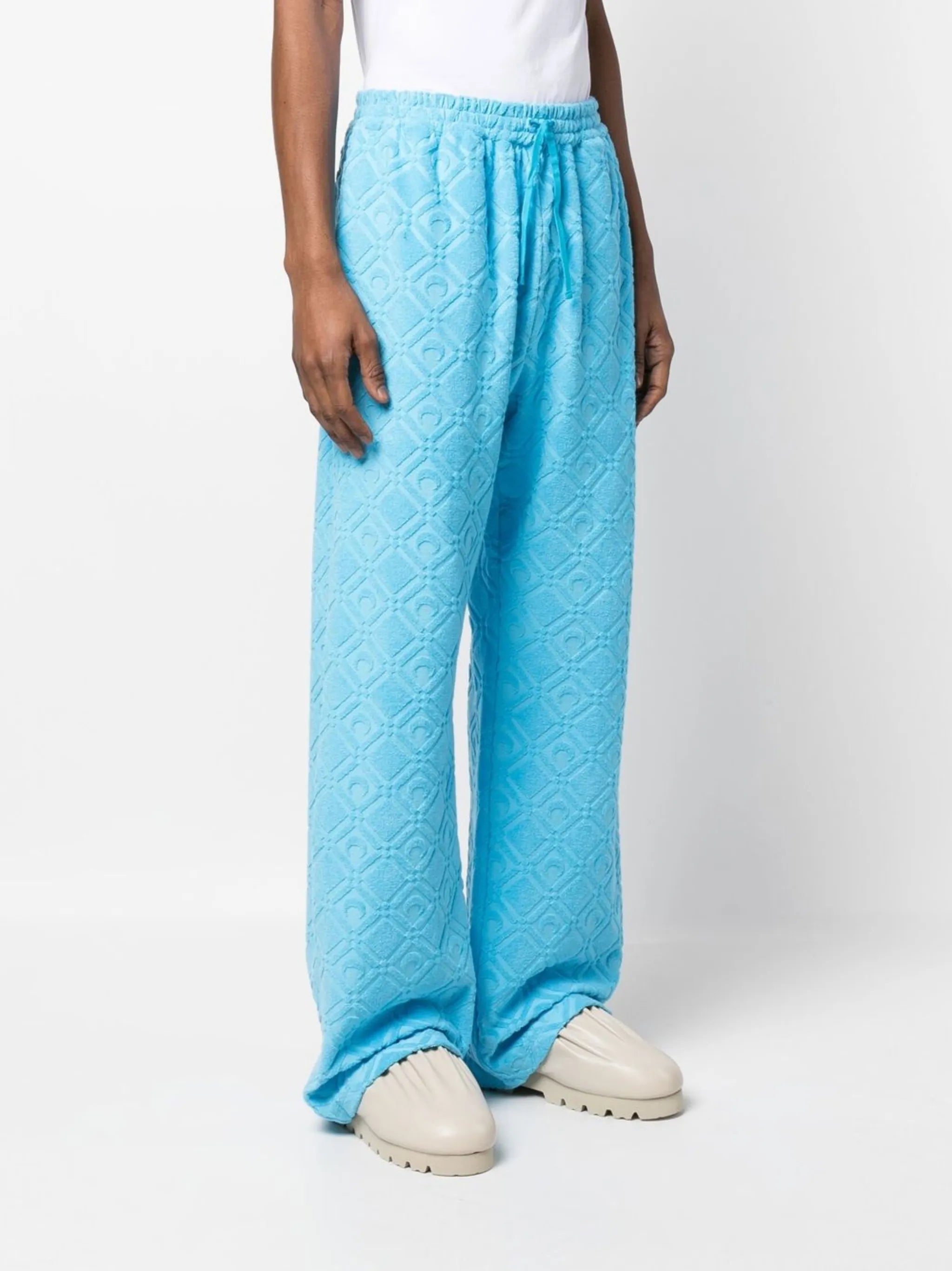 moon sponge jacquard track trousers