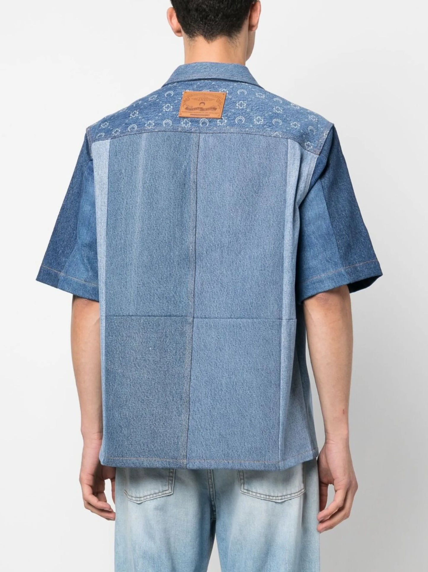 Regenerated denim shirt