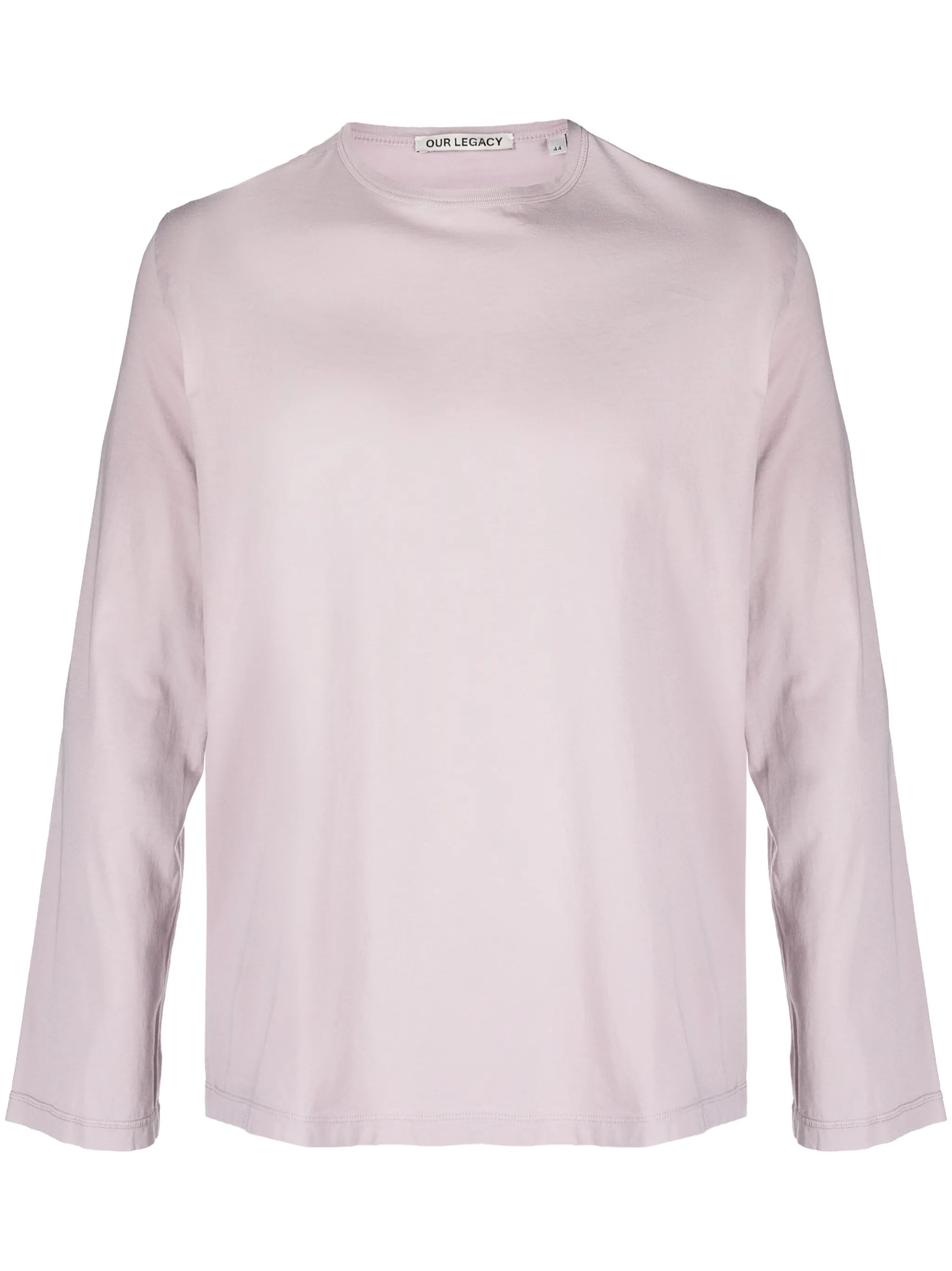 long-sleeve cotton T-shirt