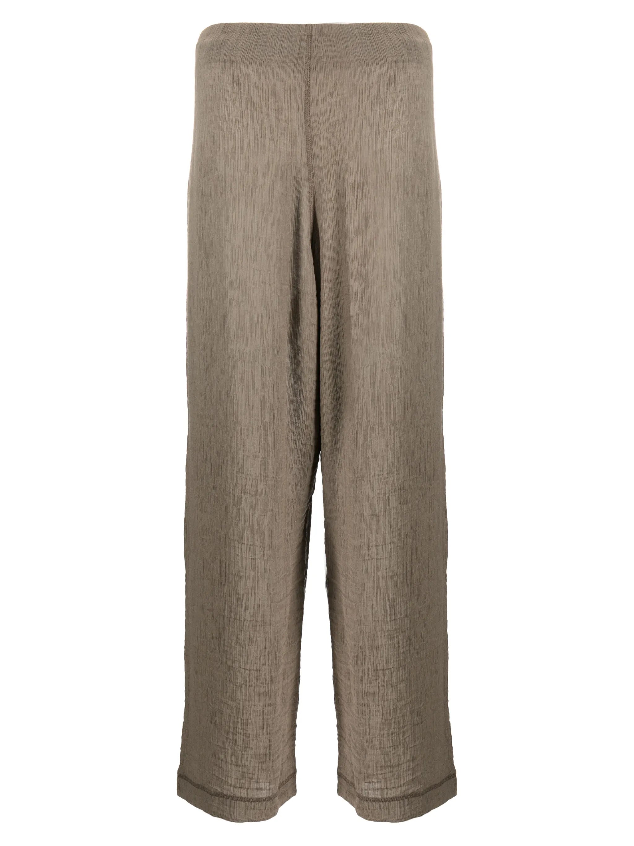 Reduced straight-leg trousers